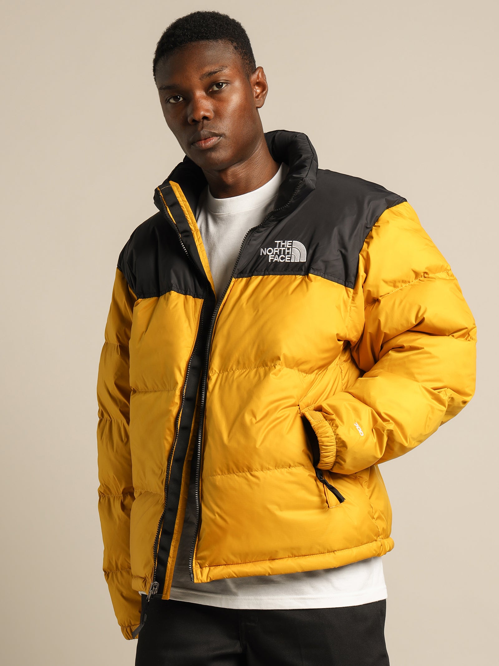 1996 Retro Nuptse Jacket in Yellow