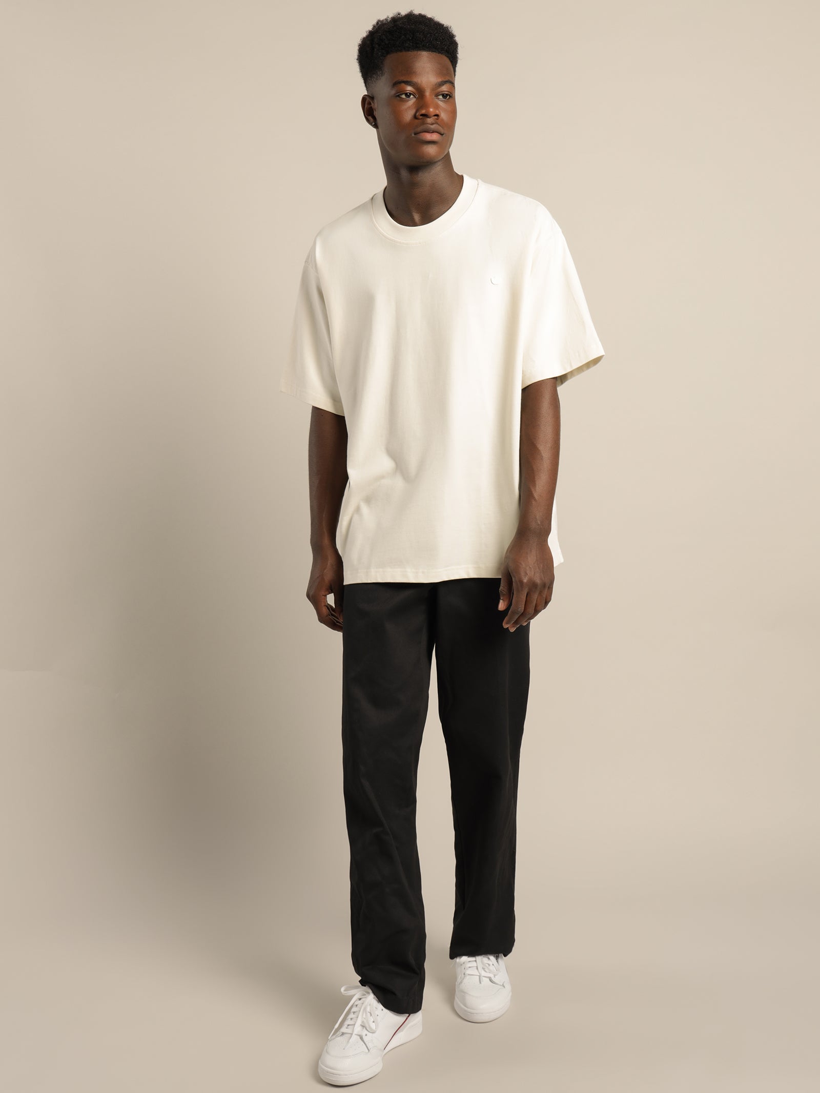 Adicolor Trefoil T-Shirt in Off White