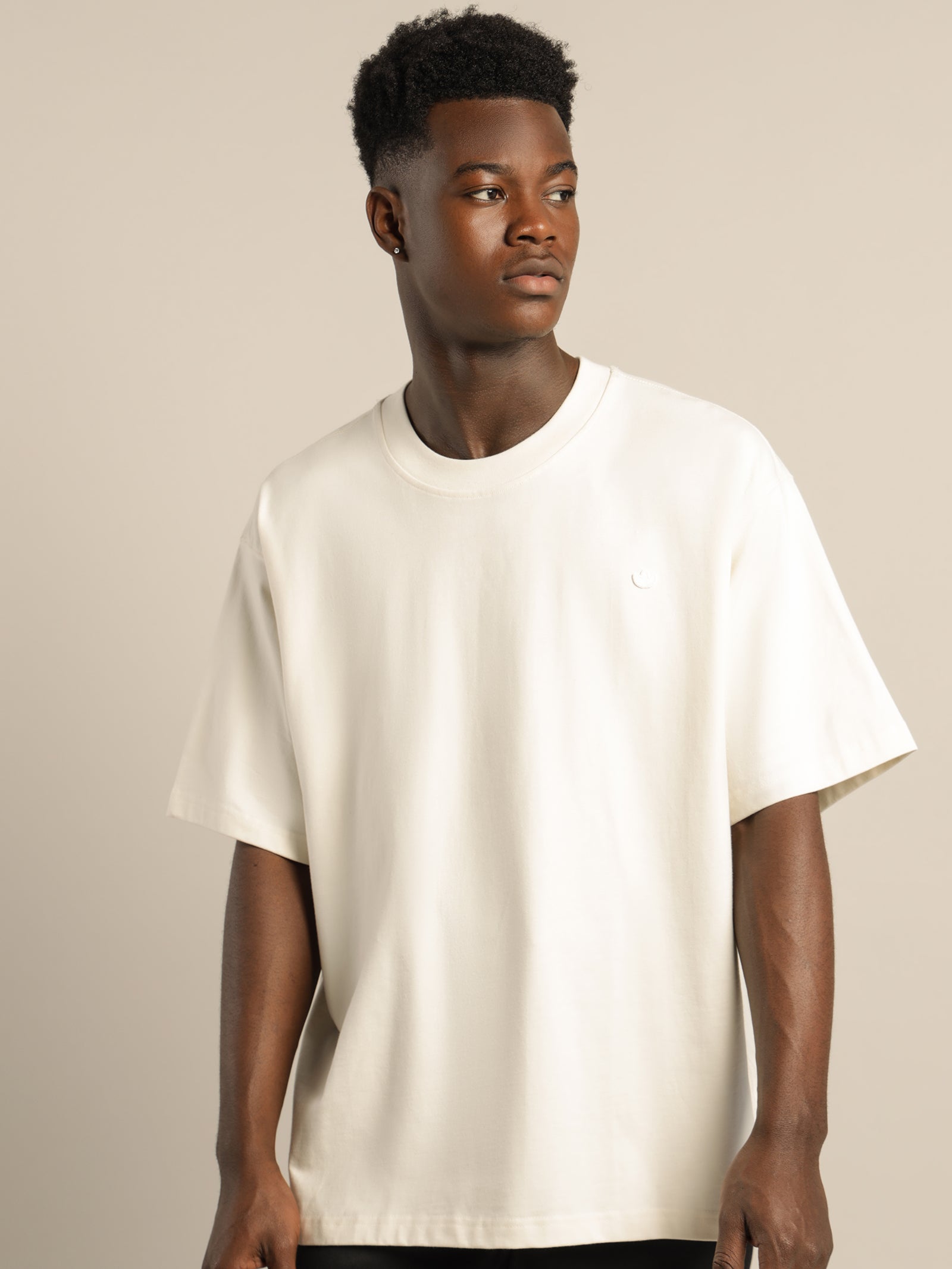 Adicolor Trefoil T-Shirt in Off White