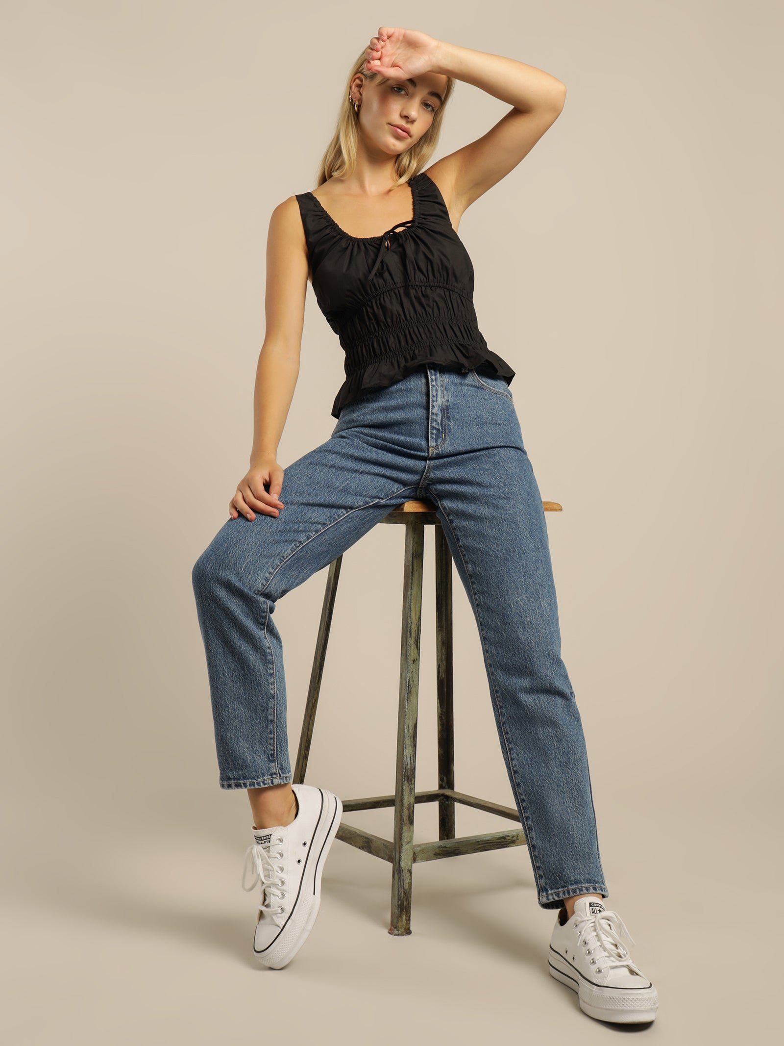 A 94 High Slim Jean in Chantell Organic