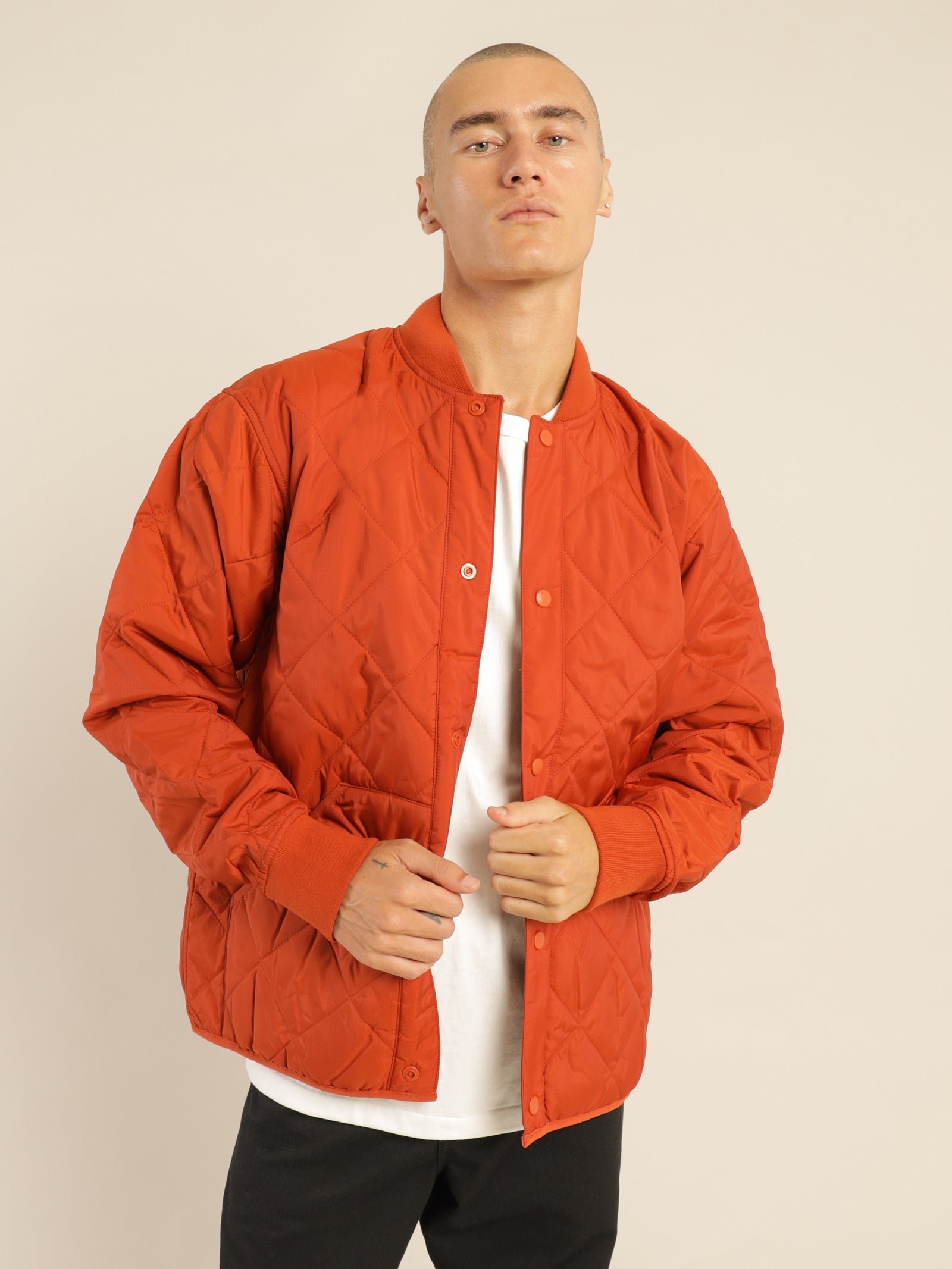 Barrow Liner Jacket in Copperton Orange