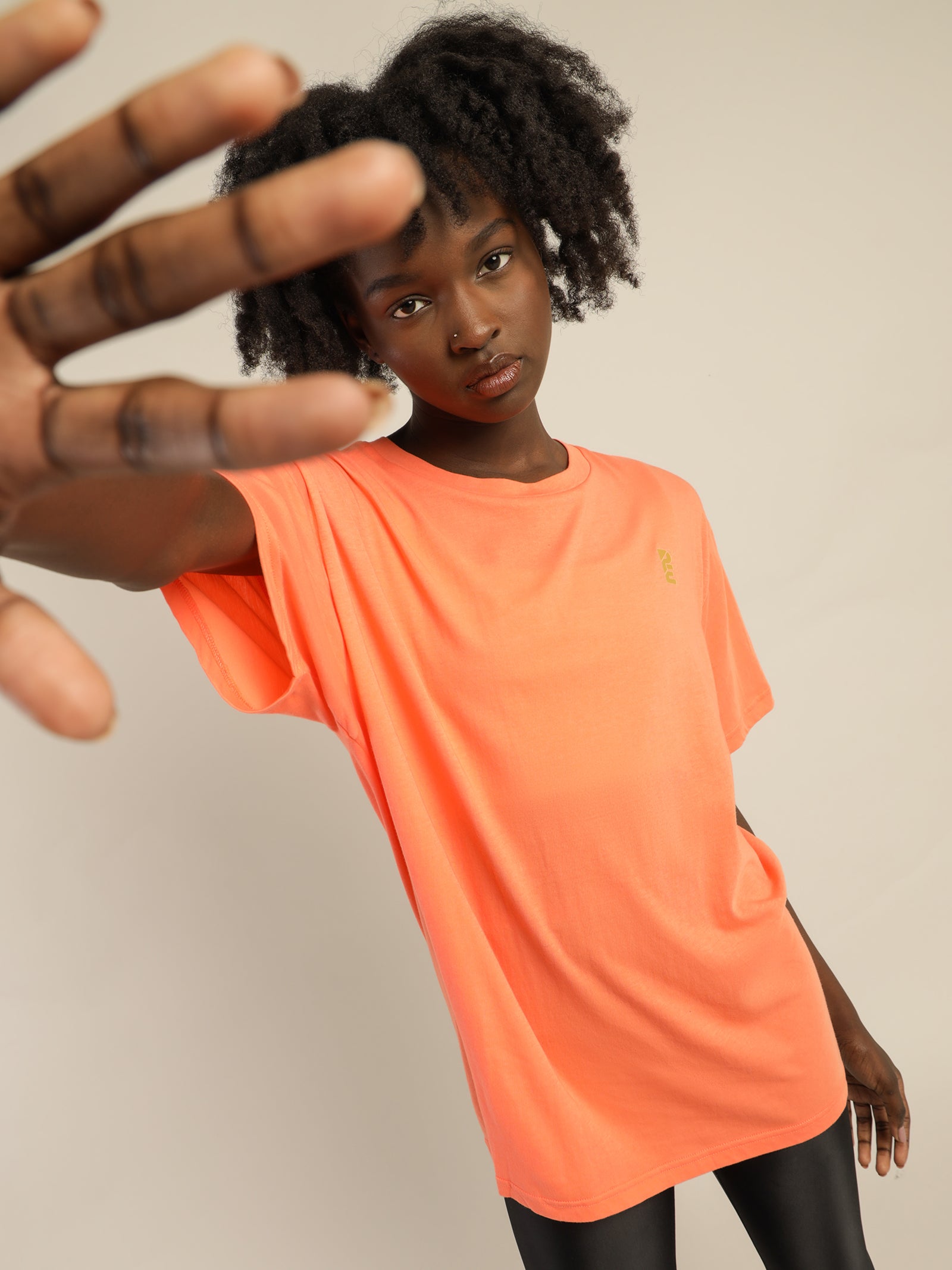 All Around T-Shirt in Persimmon Orange