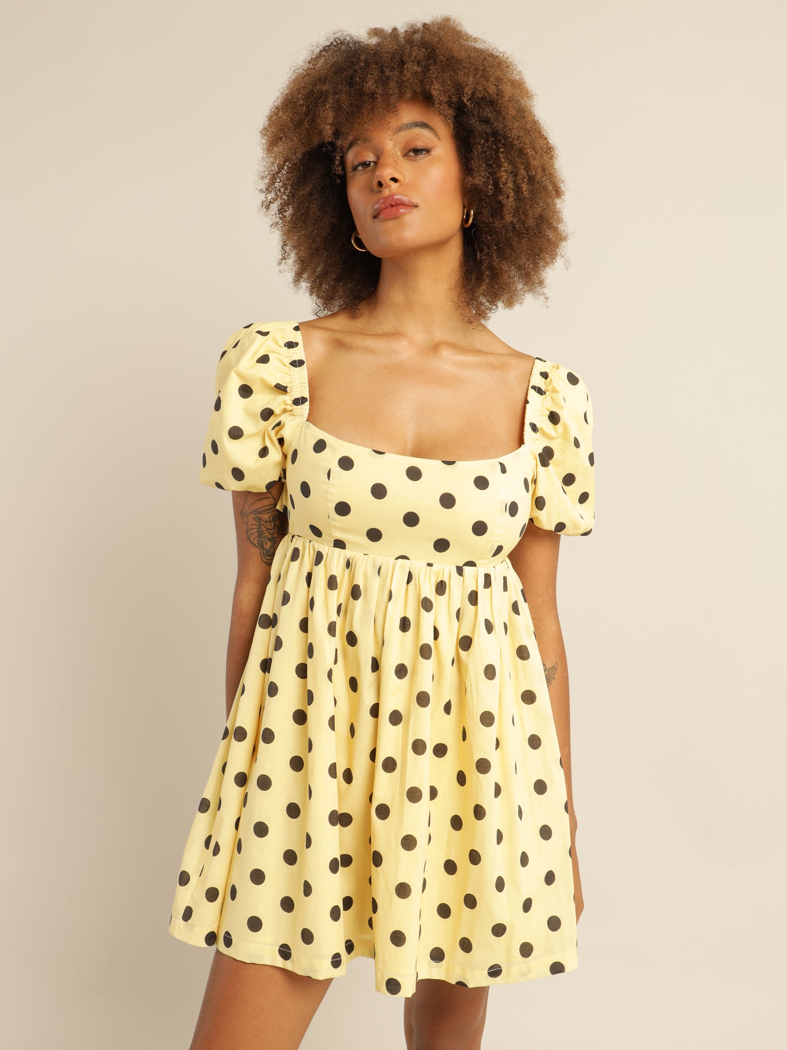 Arabella Dress in Butter Spot