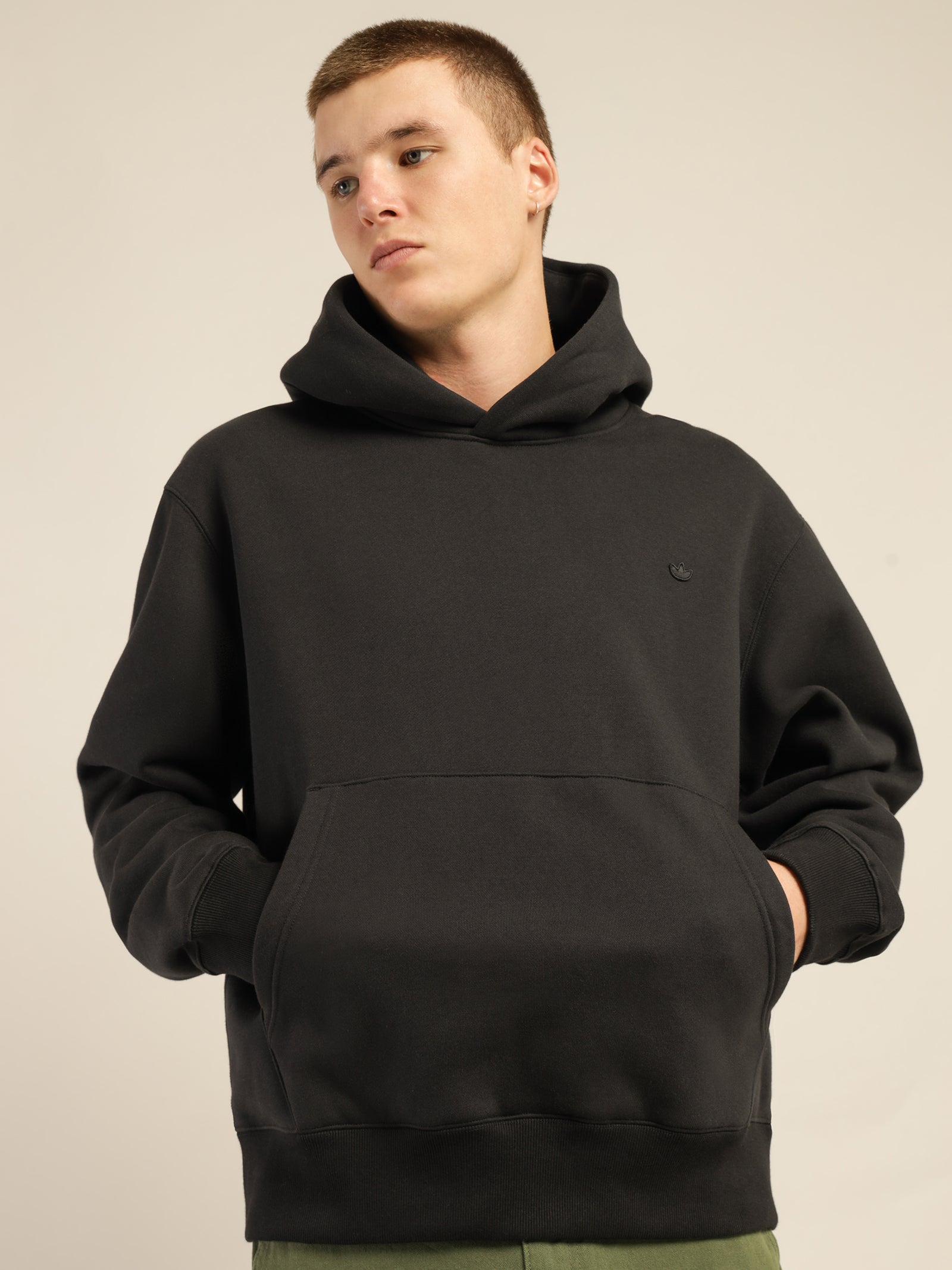 Adicolor Trefoil Hoodie in Black