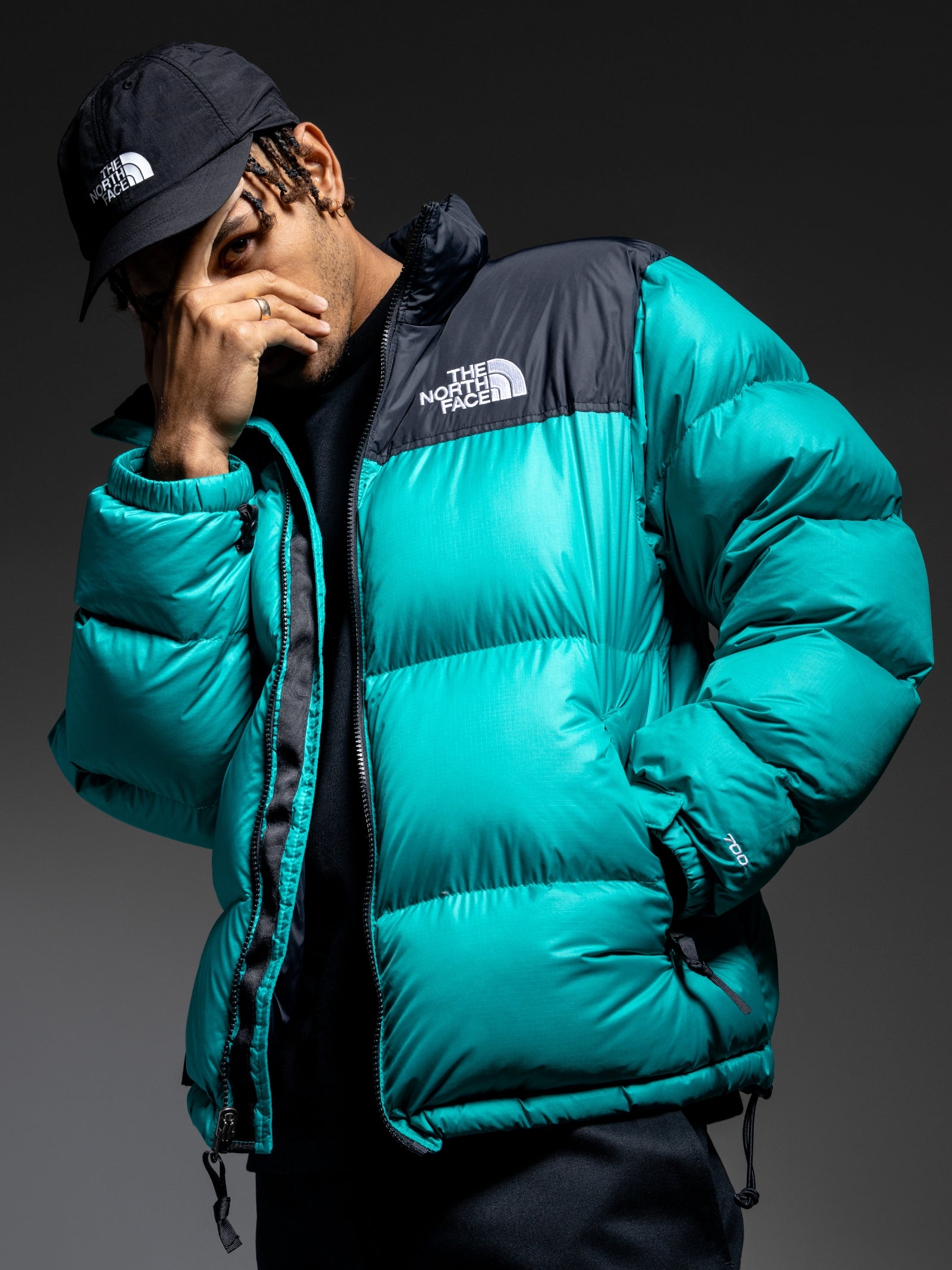 1996 Retro Nuptse Jacket in Porcelain Green