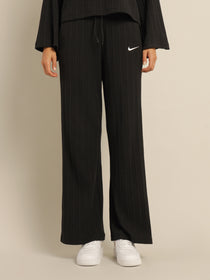 Nike Sportswear Women's High-Waisted Ribbed Jersey Flared Pants