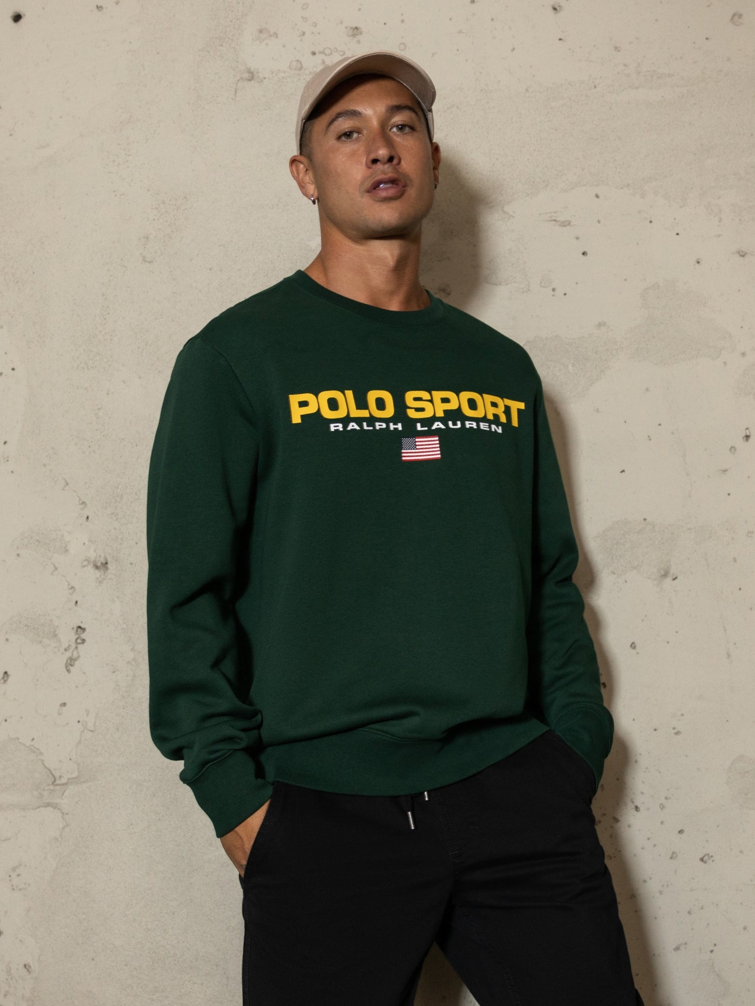 Polo Sport Fleece in College Green - Glue Store