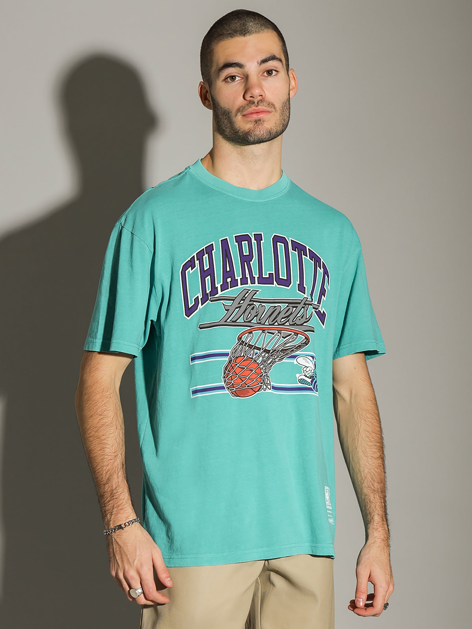 charlotte hornets graphic tee