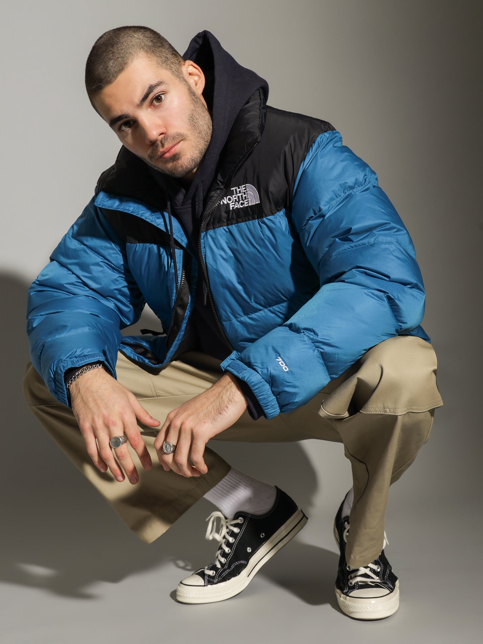 1996 Retro Nuptse Jacket in Blue