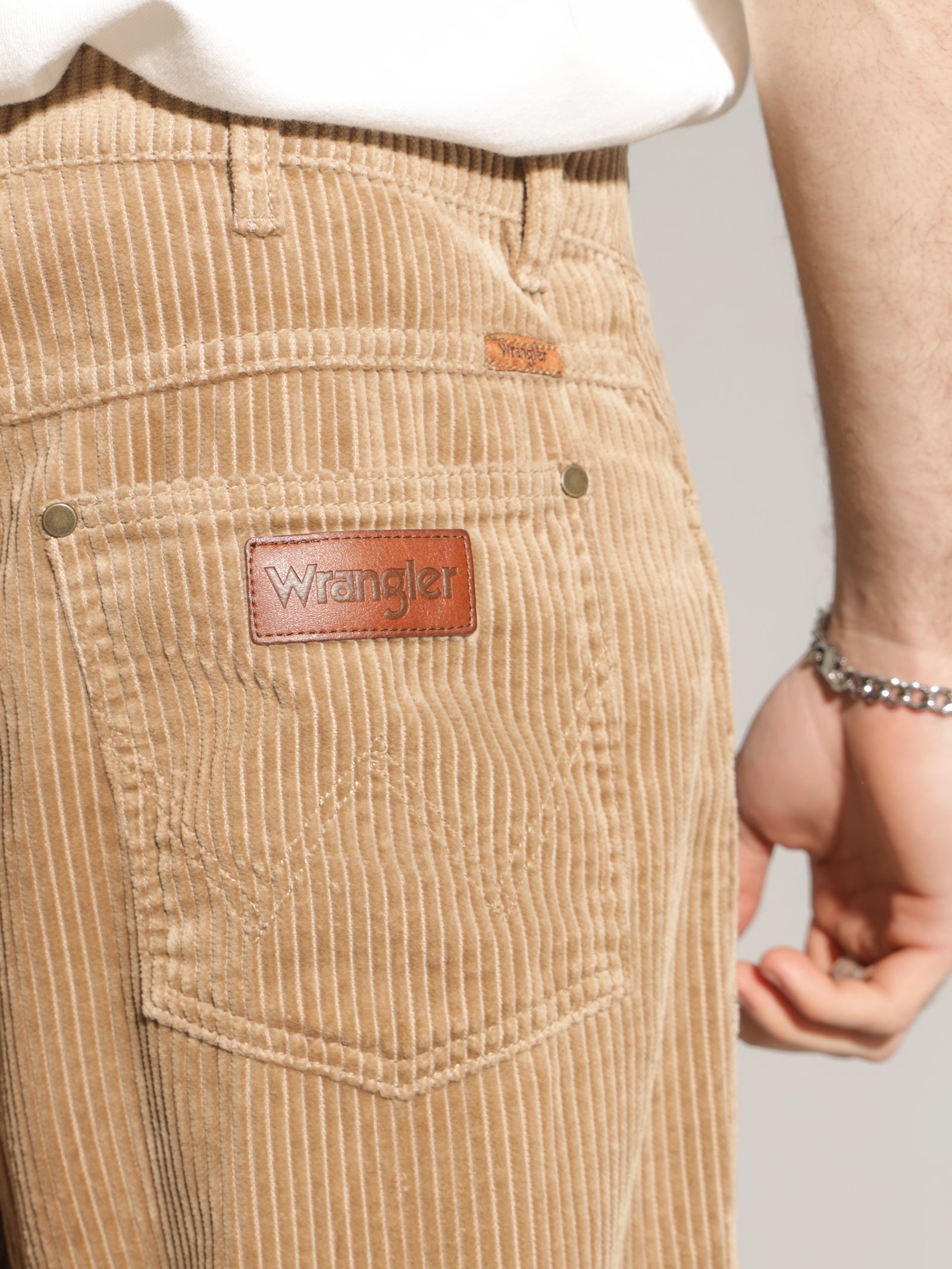 Slacker Corduroy Pants in Oatmeal Brown - Glue Store