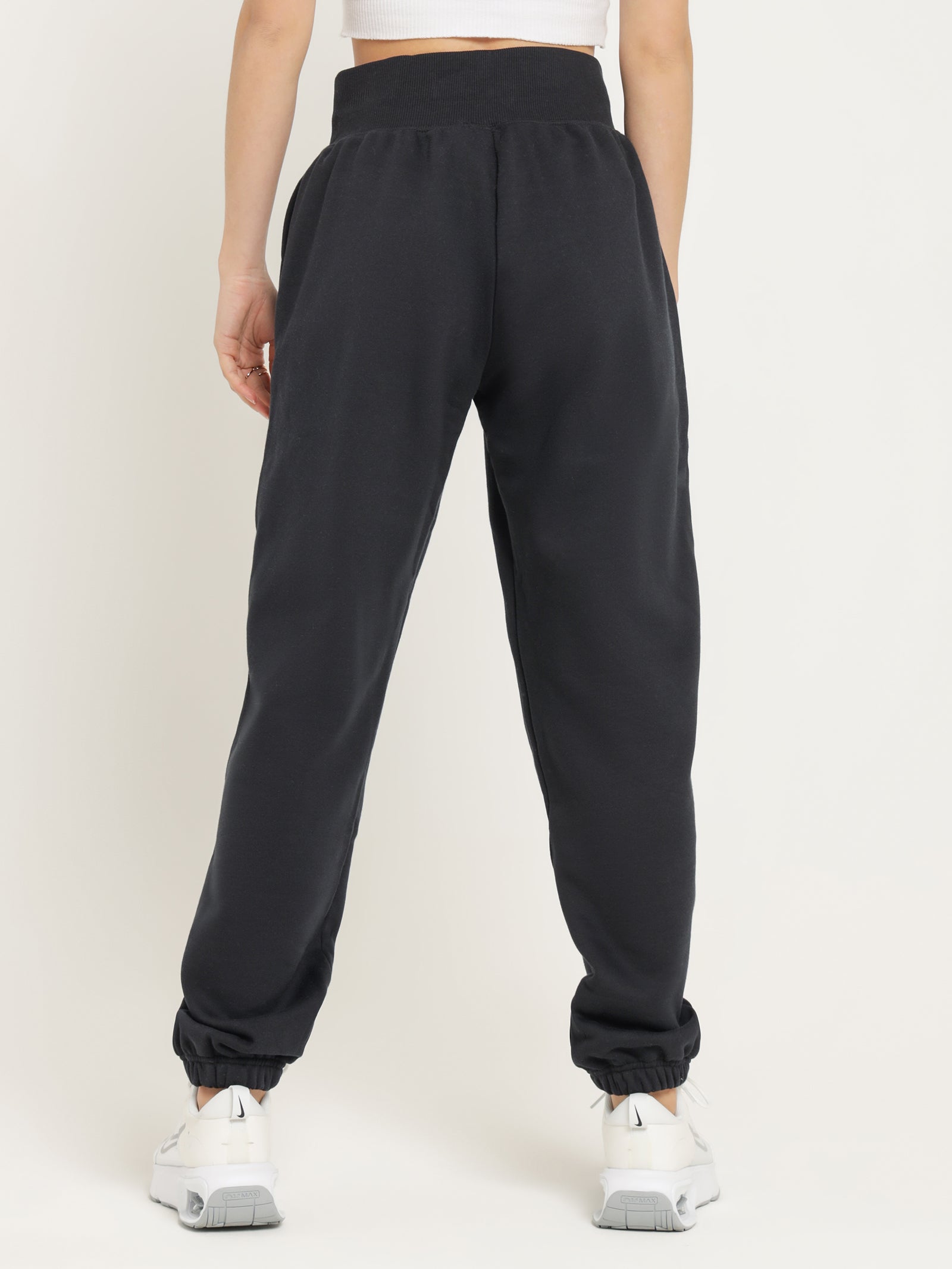 Sportswear Phoenix Fleece Track Pants in Black & Sail - Glue Store