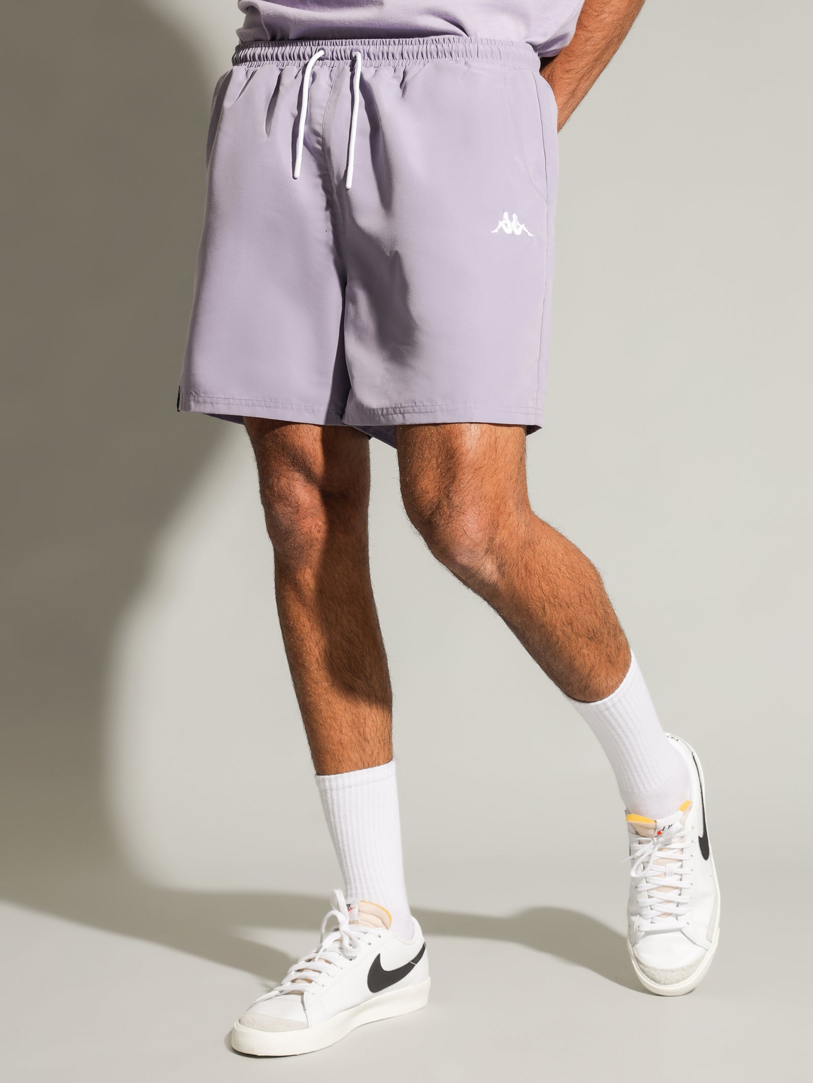 Authentic Hylon Shorts in Lavender