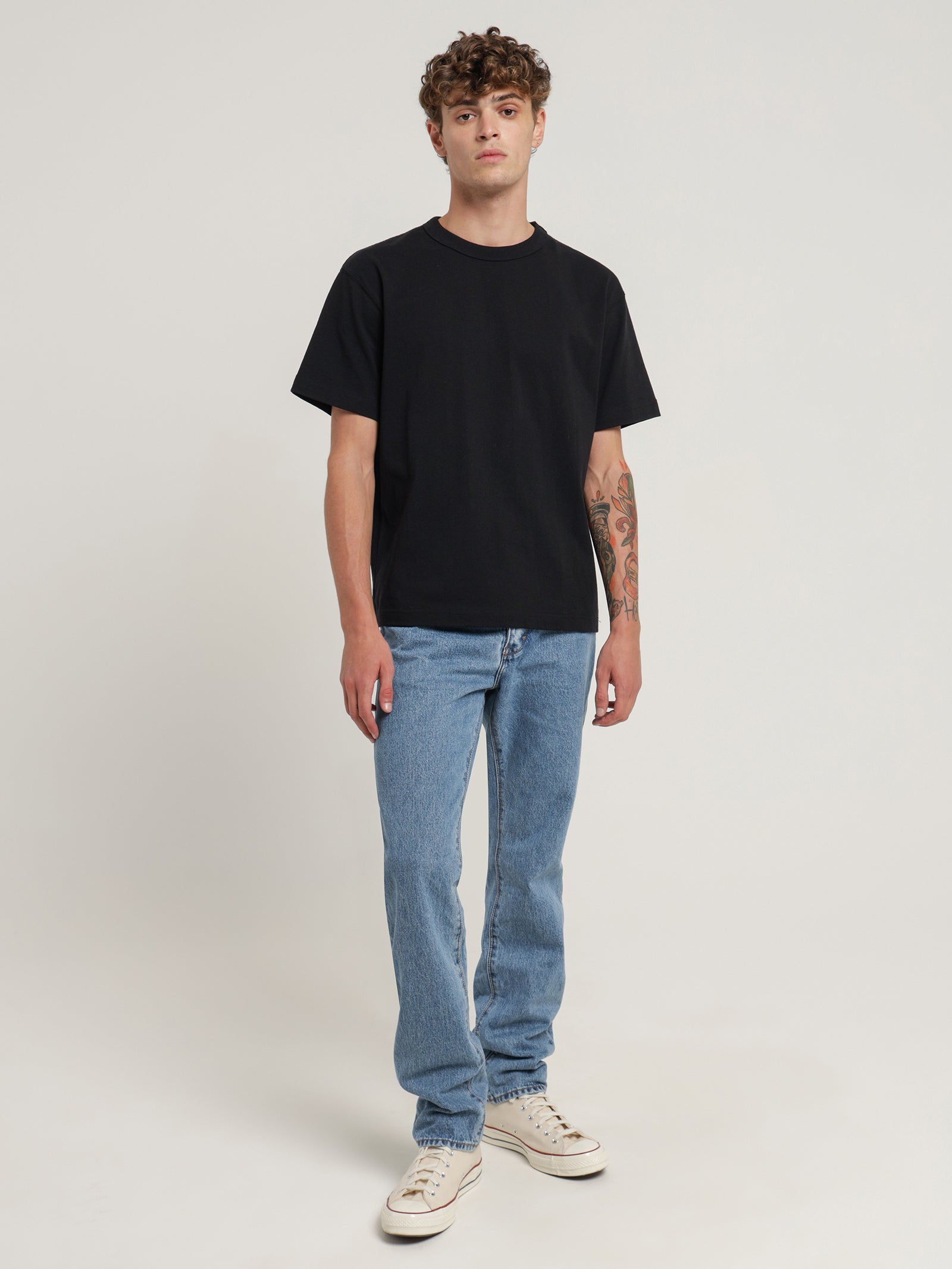 A 90s Relaxed Jeans in Death Disco Blue - Glue Store
