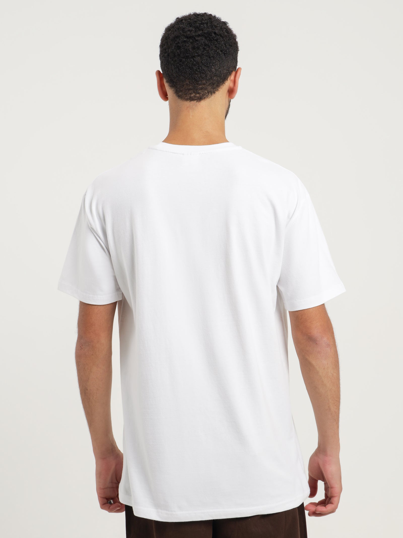 Scratch Man T-Shirt in White - Glue Store