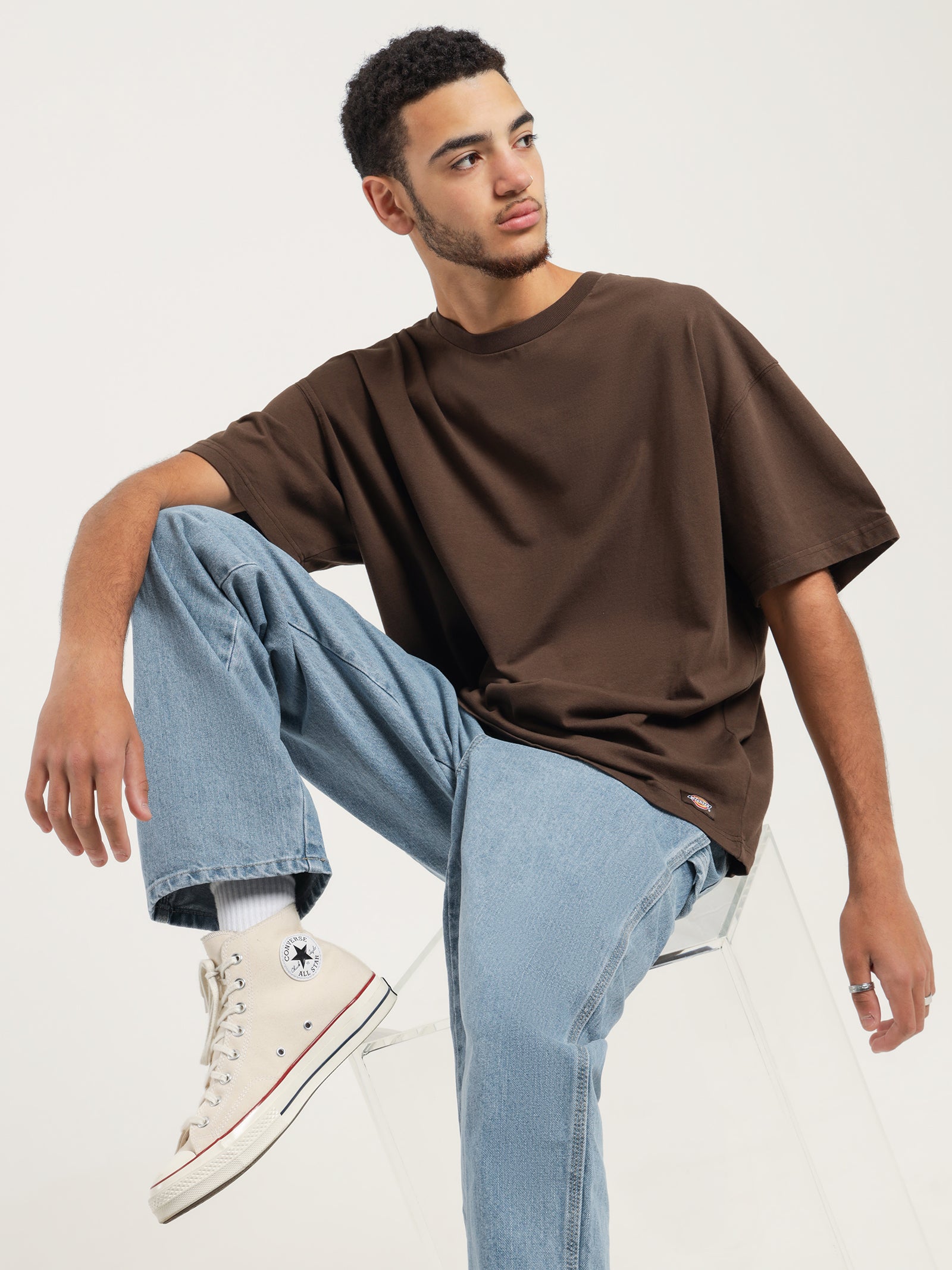 330 Box T-Shirt in Chestnut