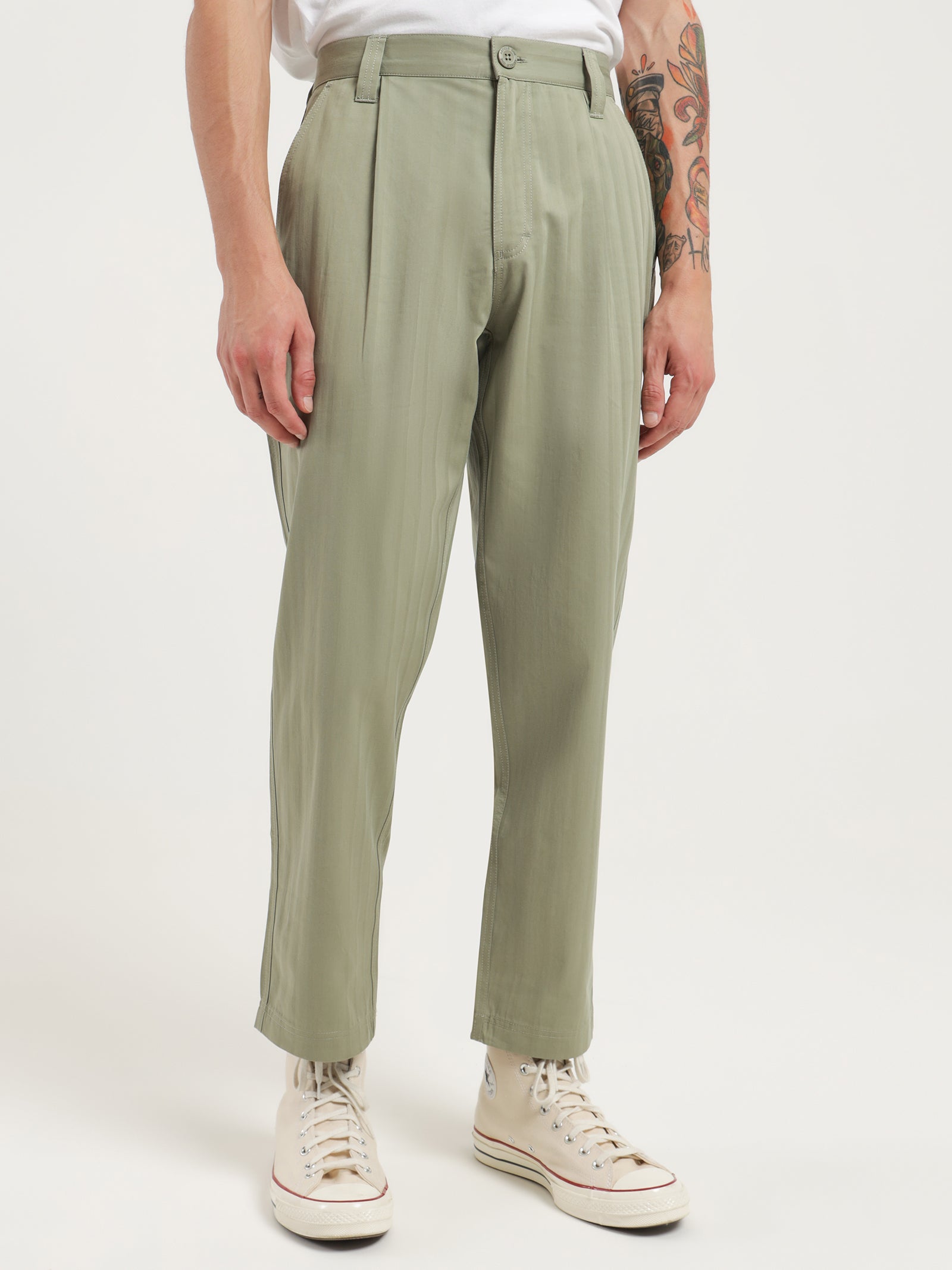 Callisto Pants in Fig Green - Glue Store