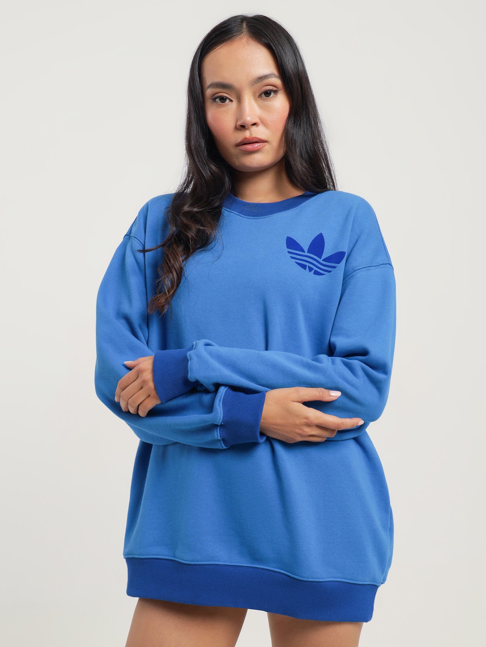 ADICOLOR 70s Heritage Now Sweatshirt in Bluebird