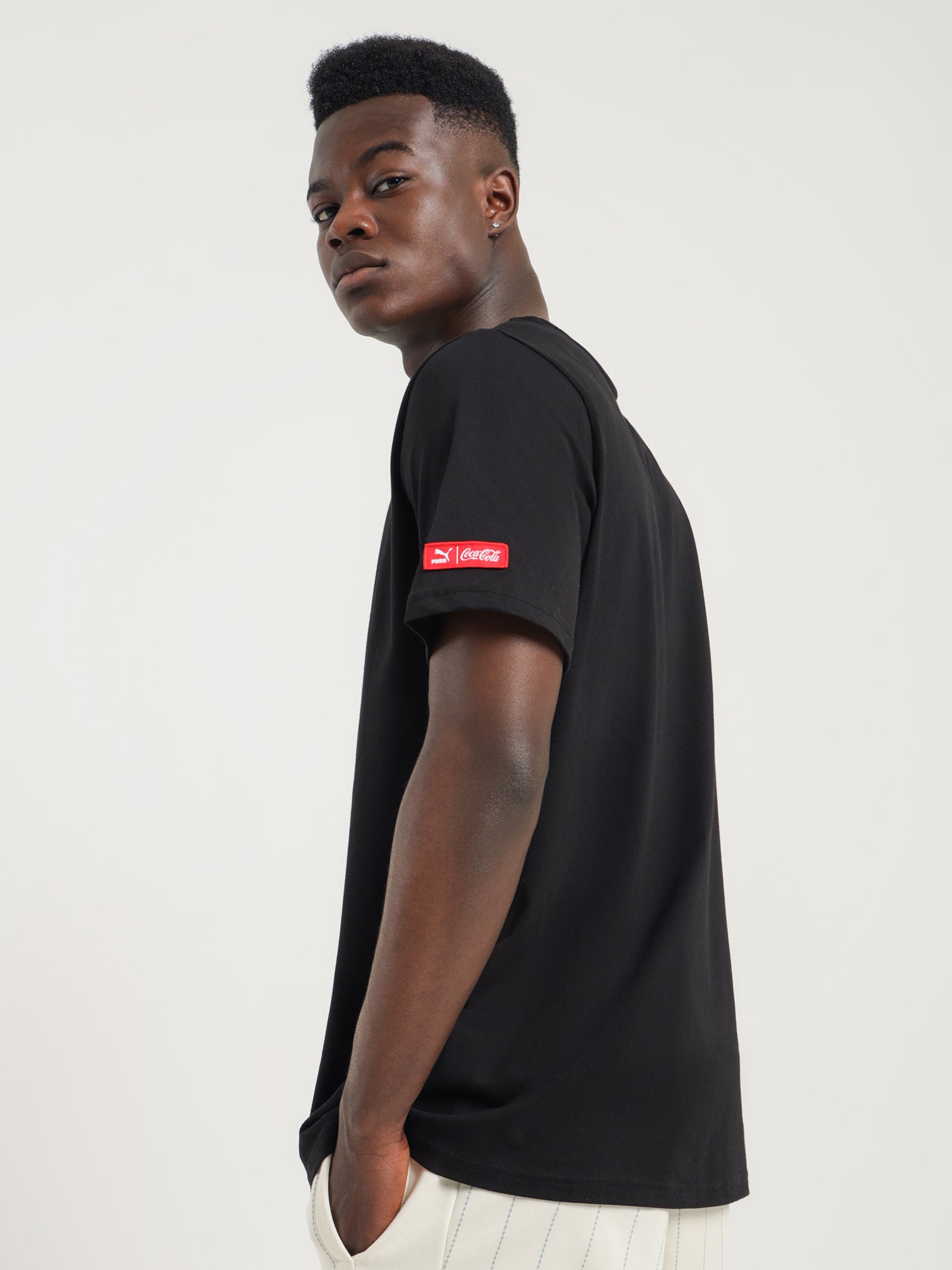 Puma x Coca Cola Graphic T-Shirt in Black - Glue Store