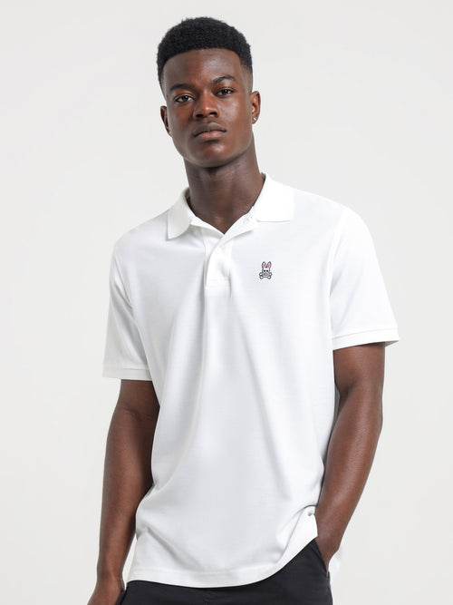 Psycho bunny clearance white polo