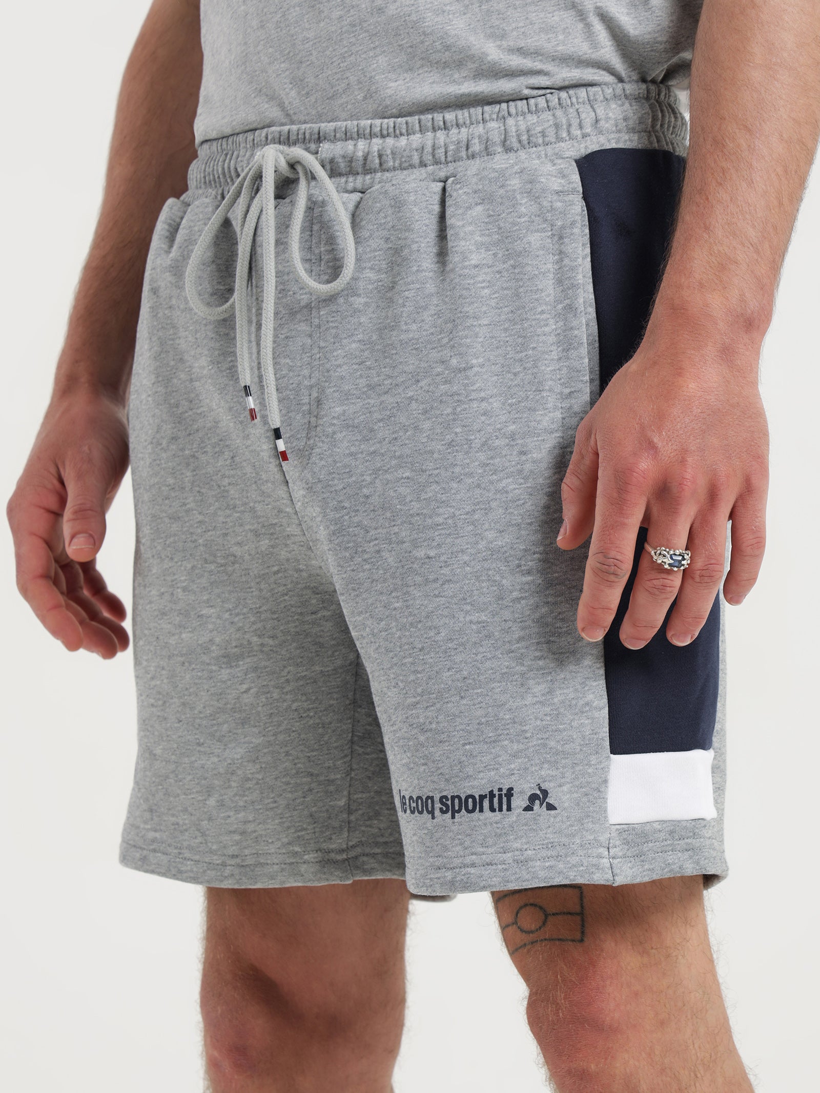 Gaston Track Shorts in Grey Marle - Glue Store