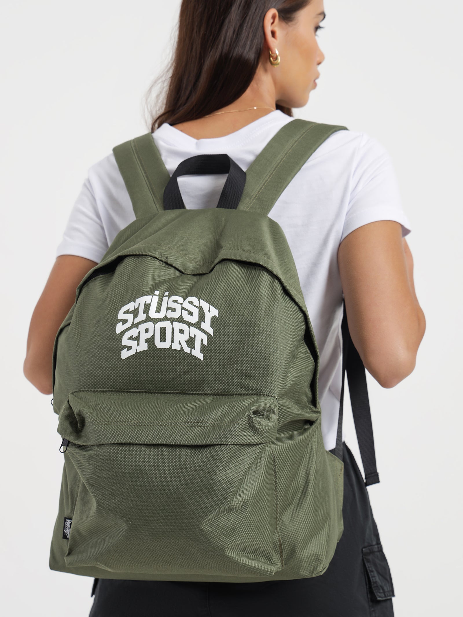 stussy ステューシー canvas backpack natural 【オンライン限定商品