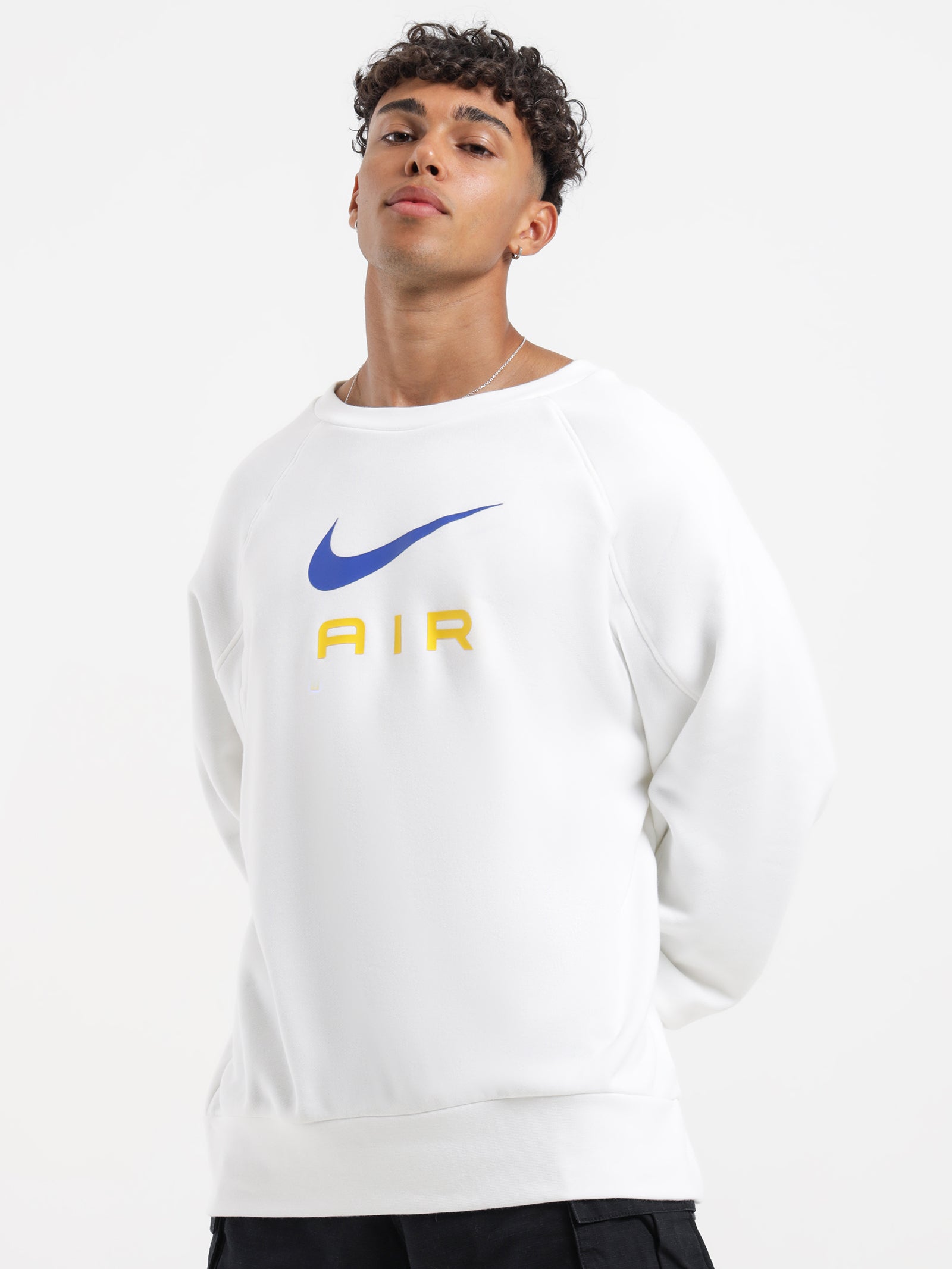 Nike Air Sportswear Sweatshirt in White - Glue Store