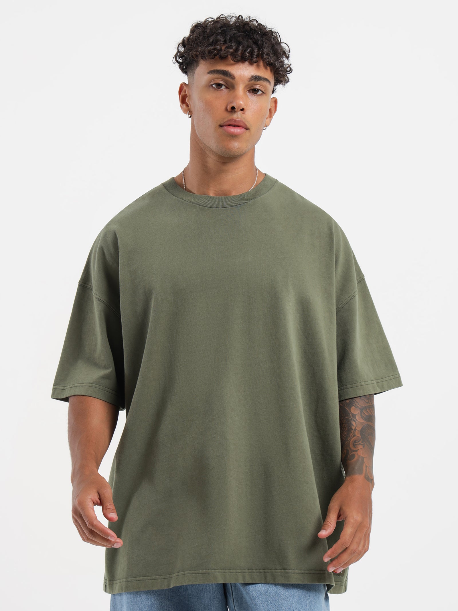 330 Box T-Shirt in Moss