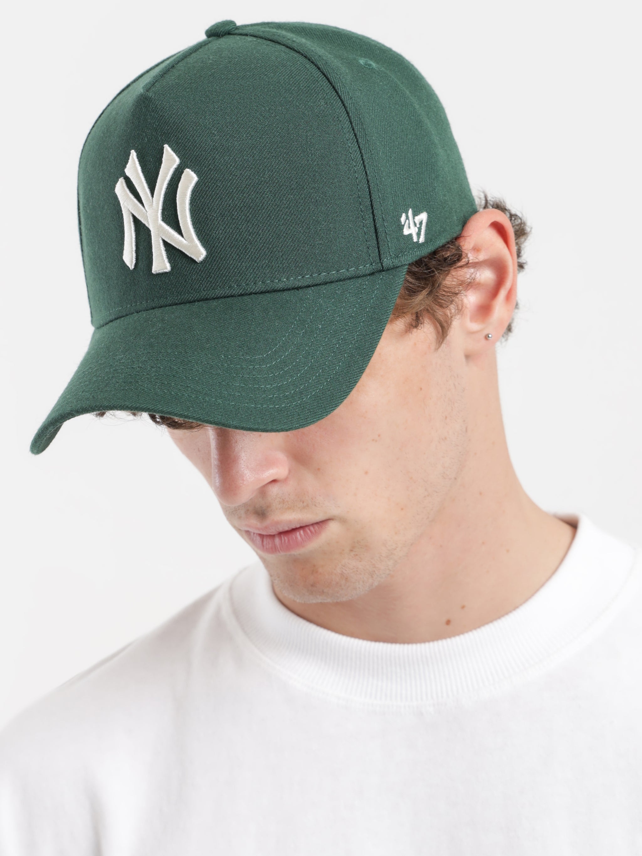 47 Brand MLB NY Yankees unisex baseball cap in beige  ASOS
