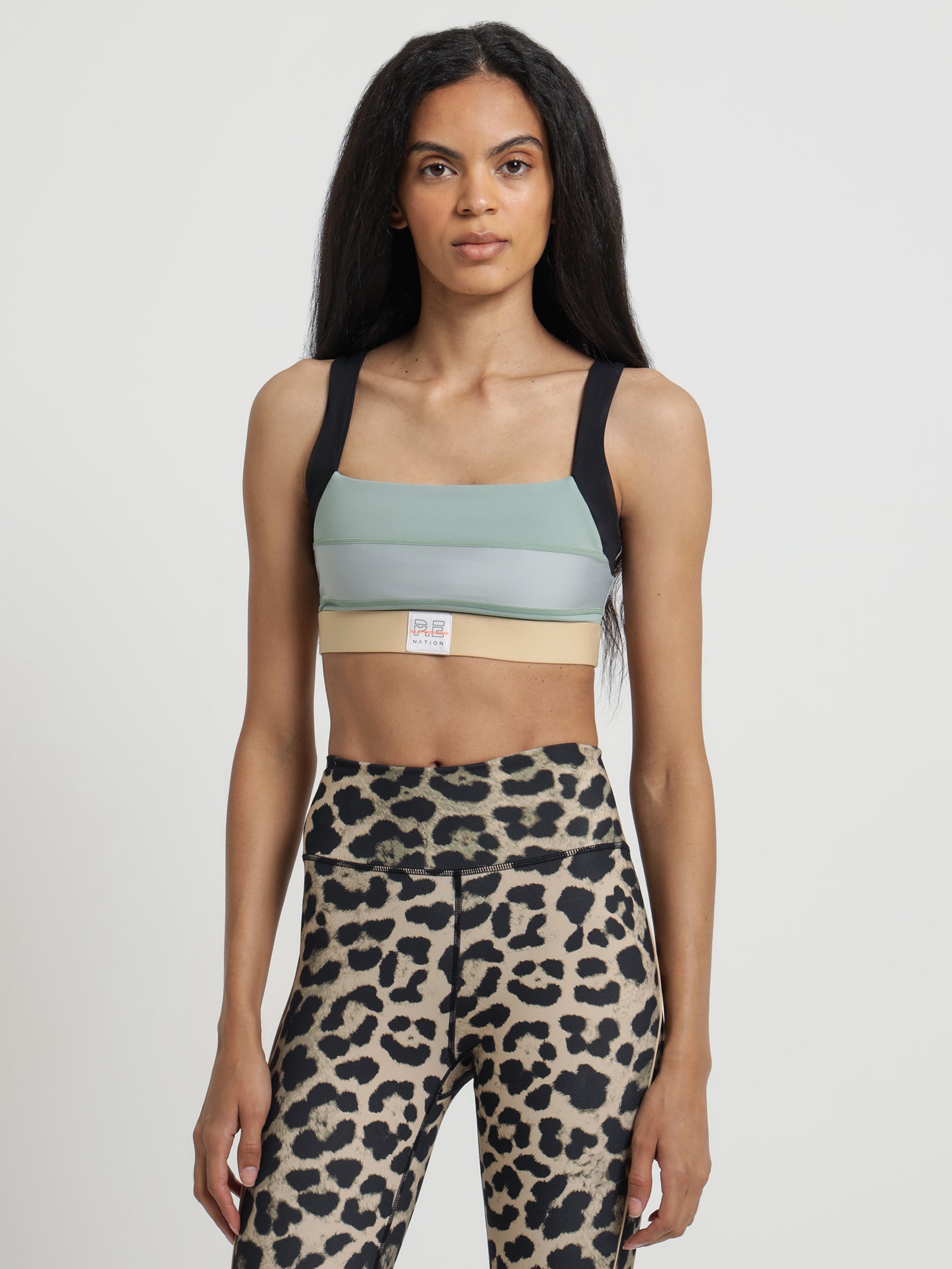 Azzura Sports Bra in Iceberg Green