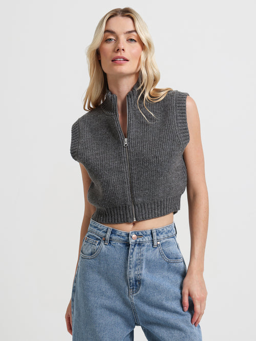 Ember Knit Tank in Brick - Glue Store