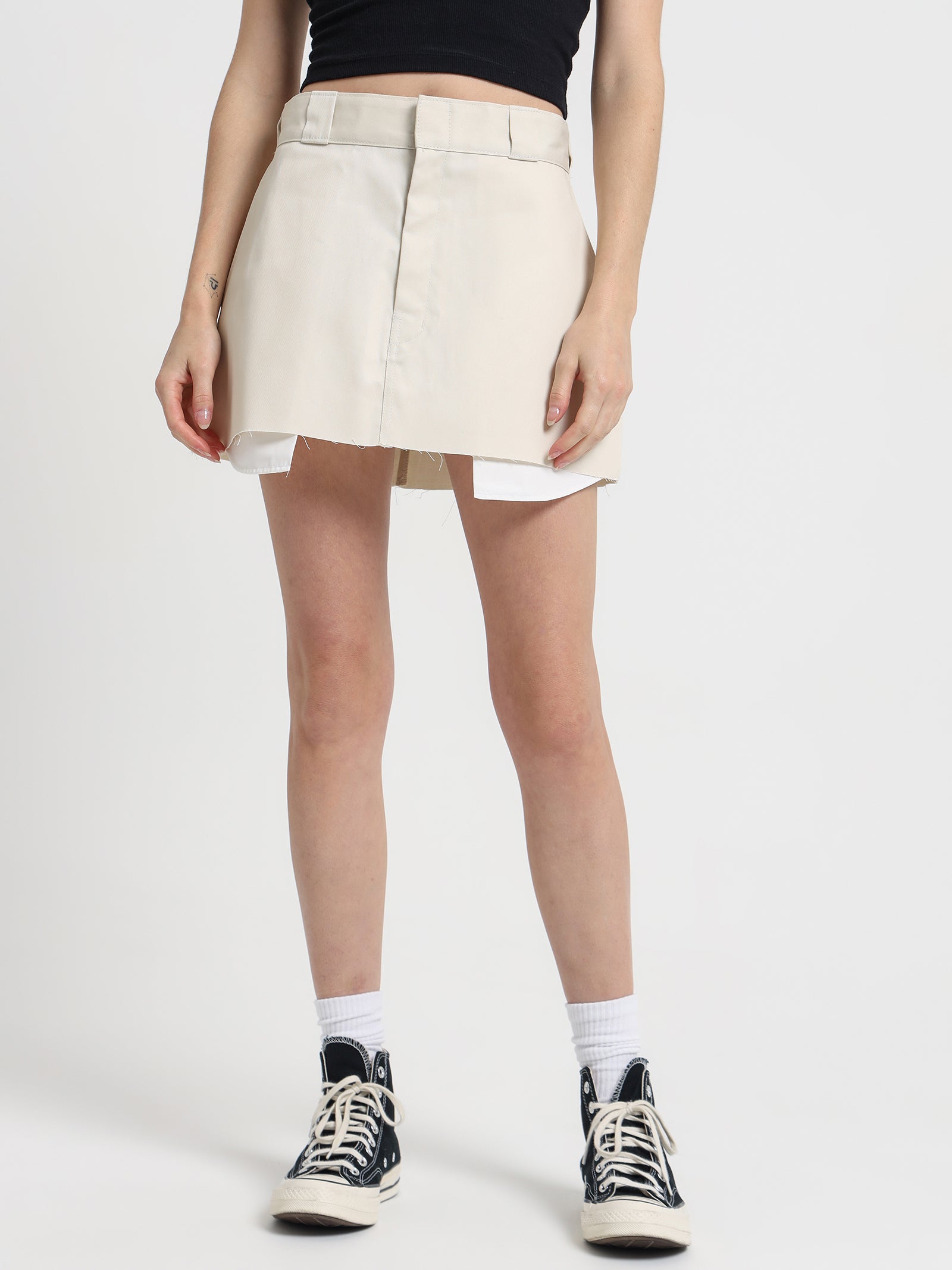 874 Mini Skirt in Bone