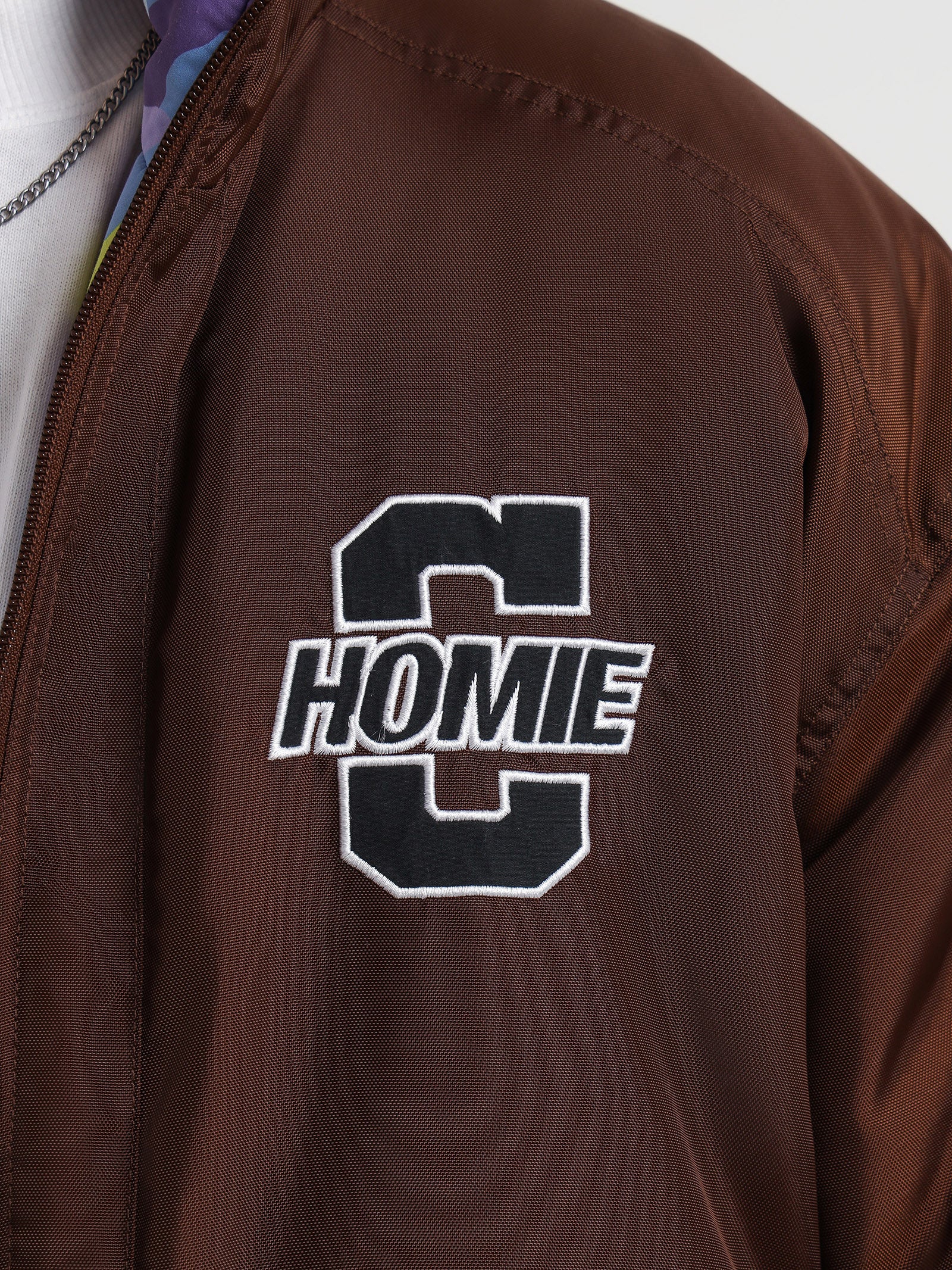 Rebound HoMie Reversible Jacket in Brown & Camo - Glue Store
