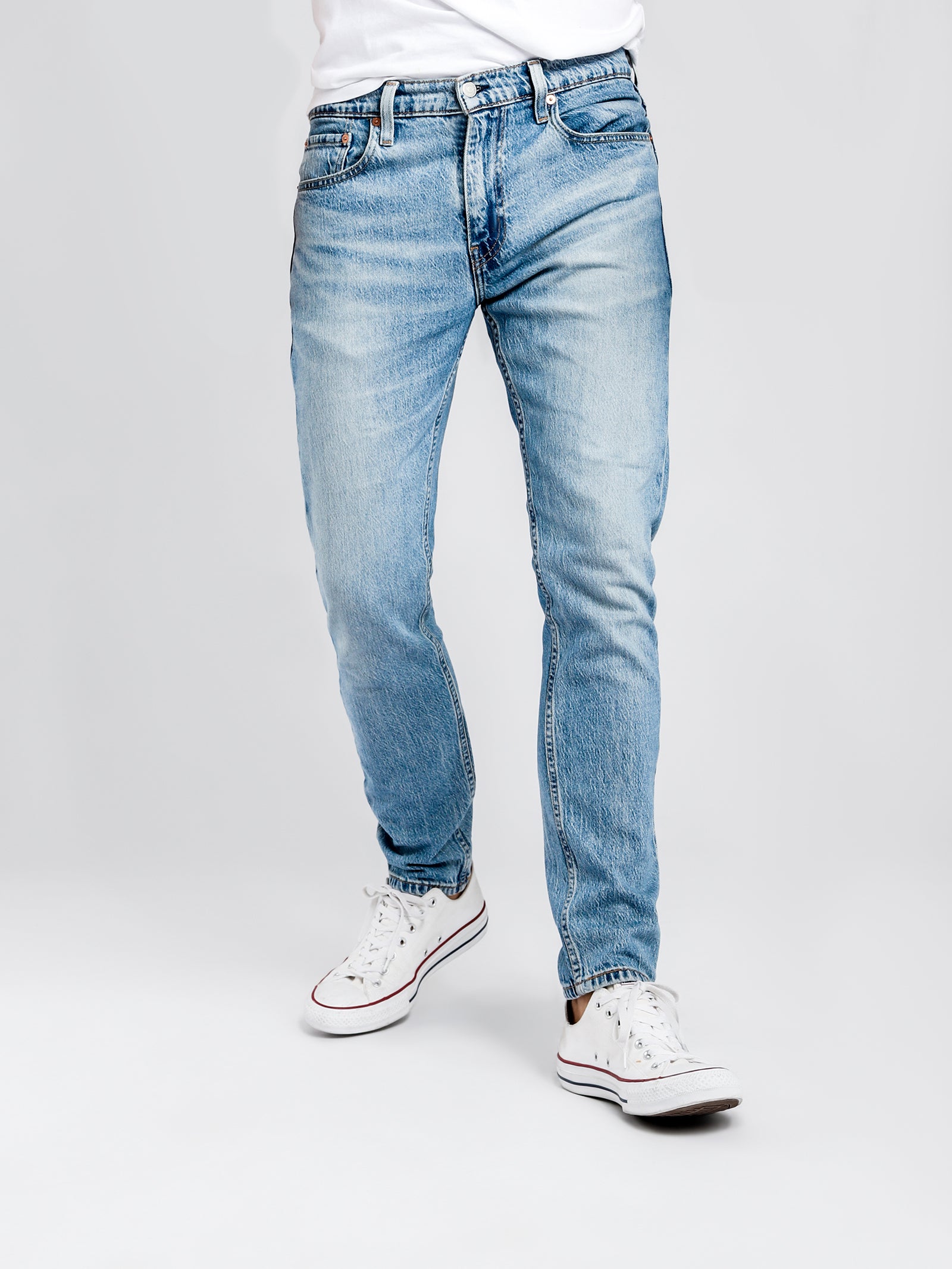 512 Slim Tapered Fit Jeans in Bass Super Light Denim