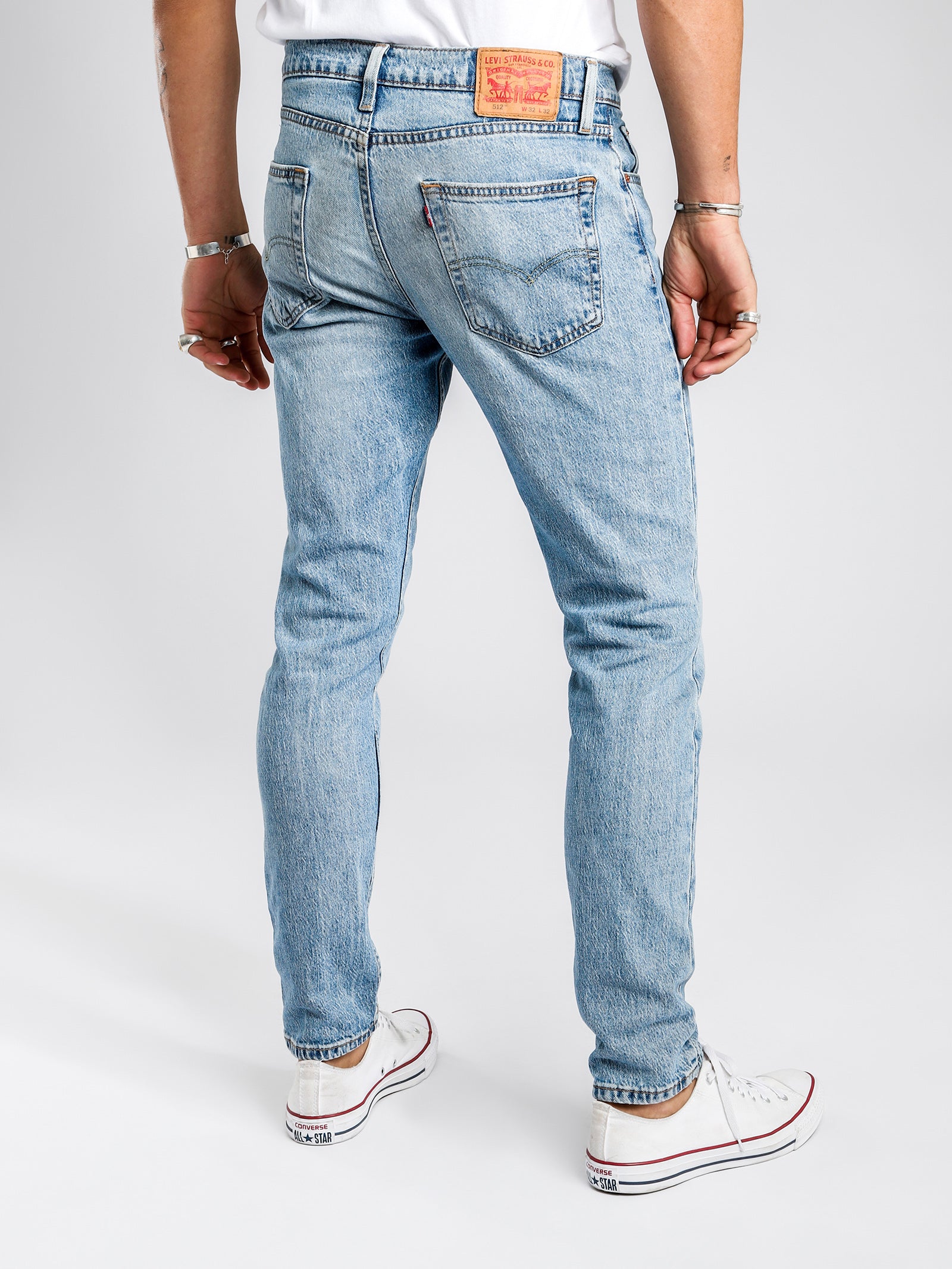 512 Slim Tapered Fit Jeans in Bass Super Light Denim - Glue Store