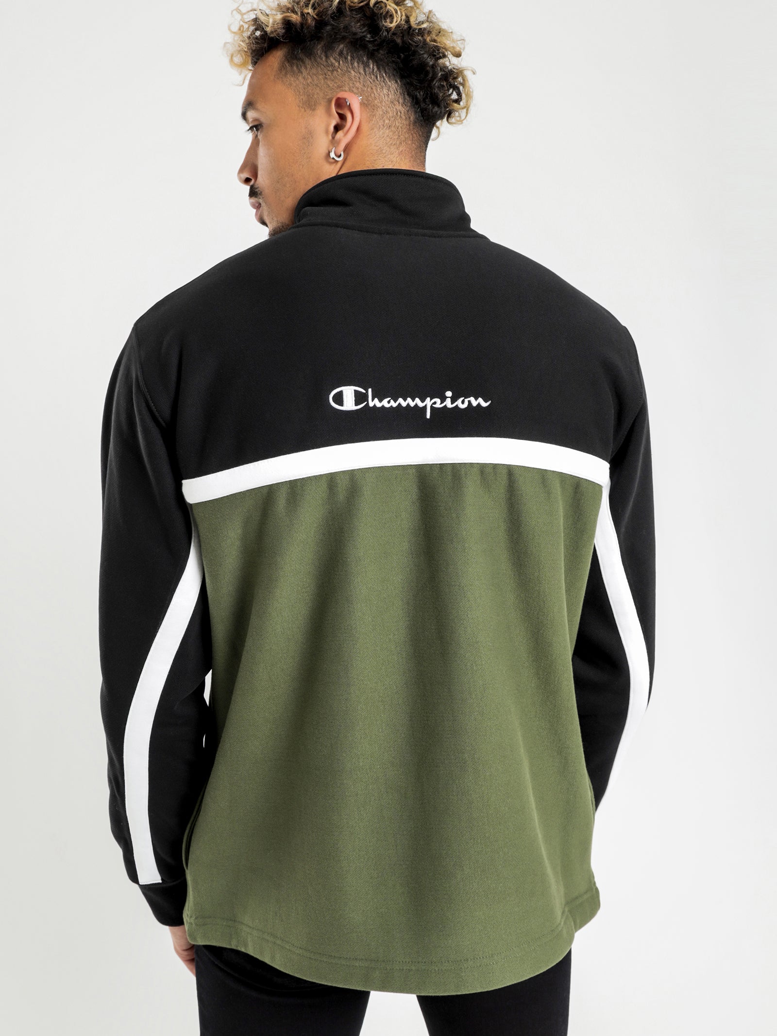 champion reverse weave quarter zip