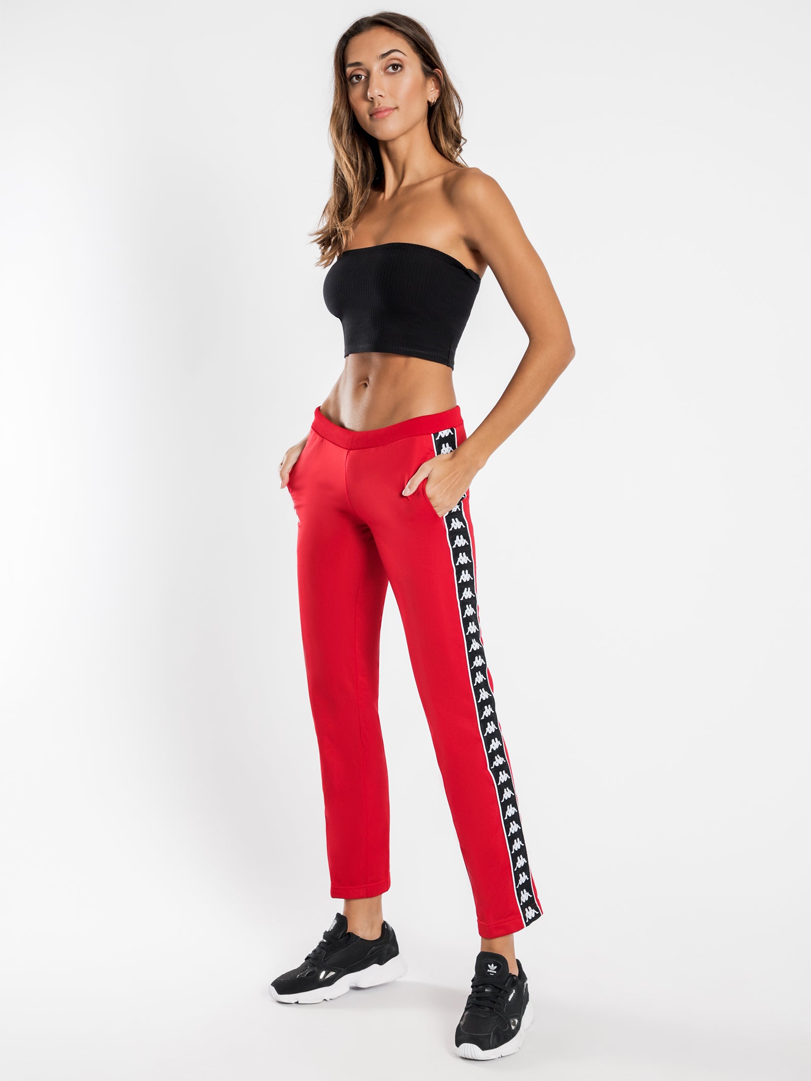 222 Banda Wastoria Track Pants in Red