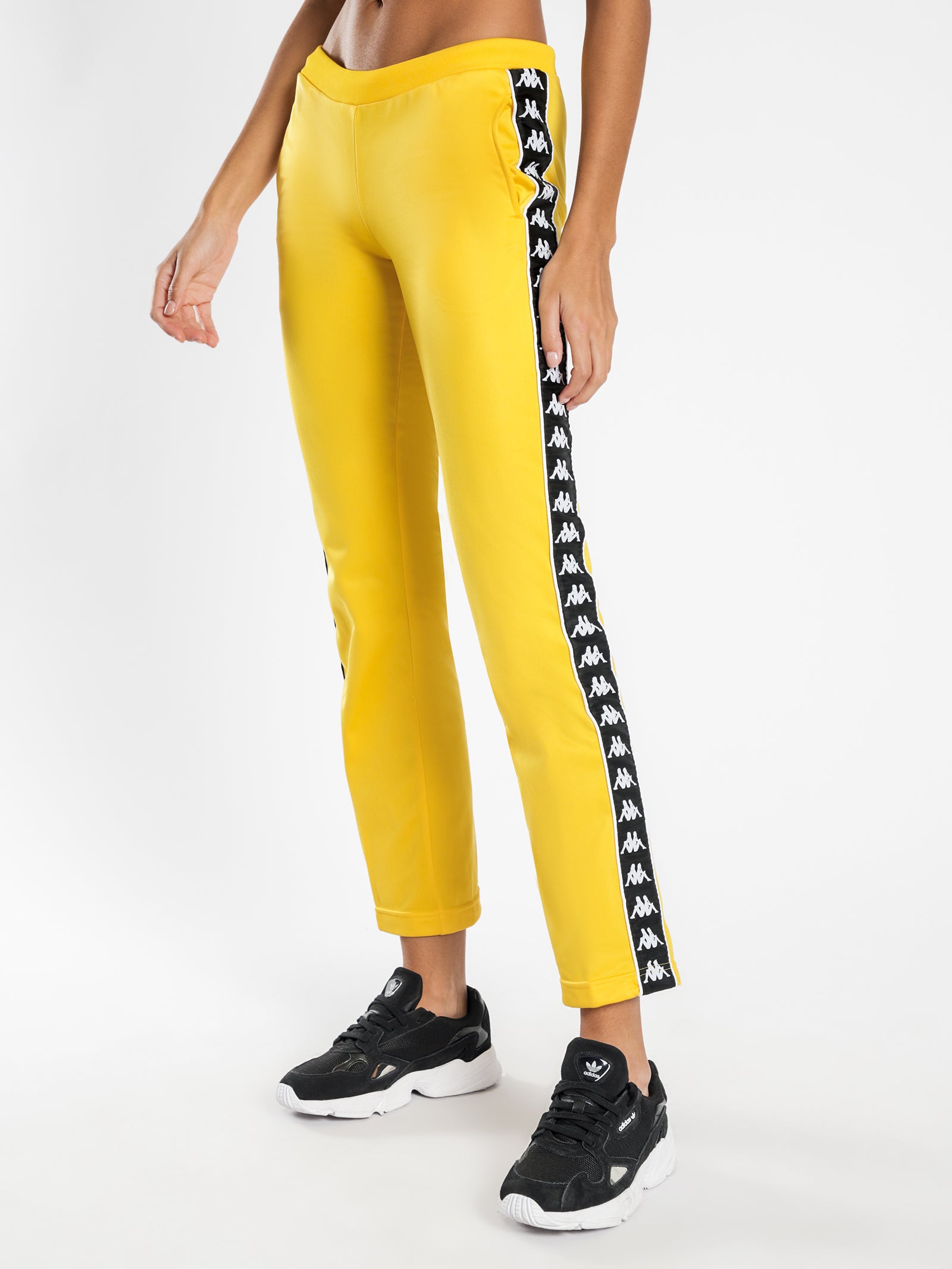 222 Banda Wastoria Track Pants in Yellow