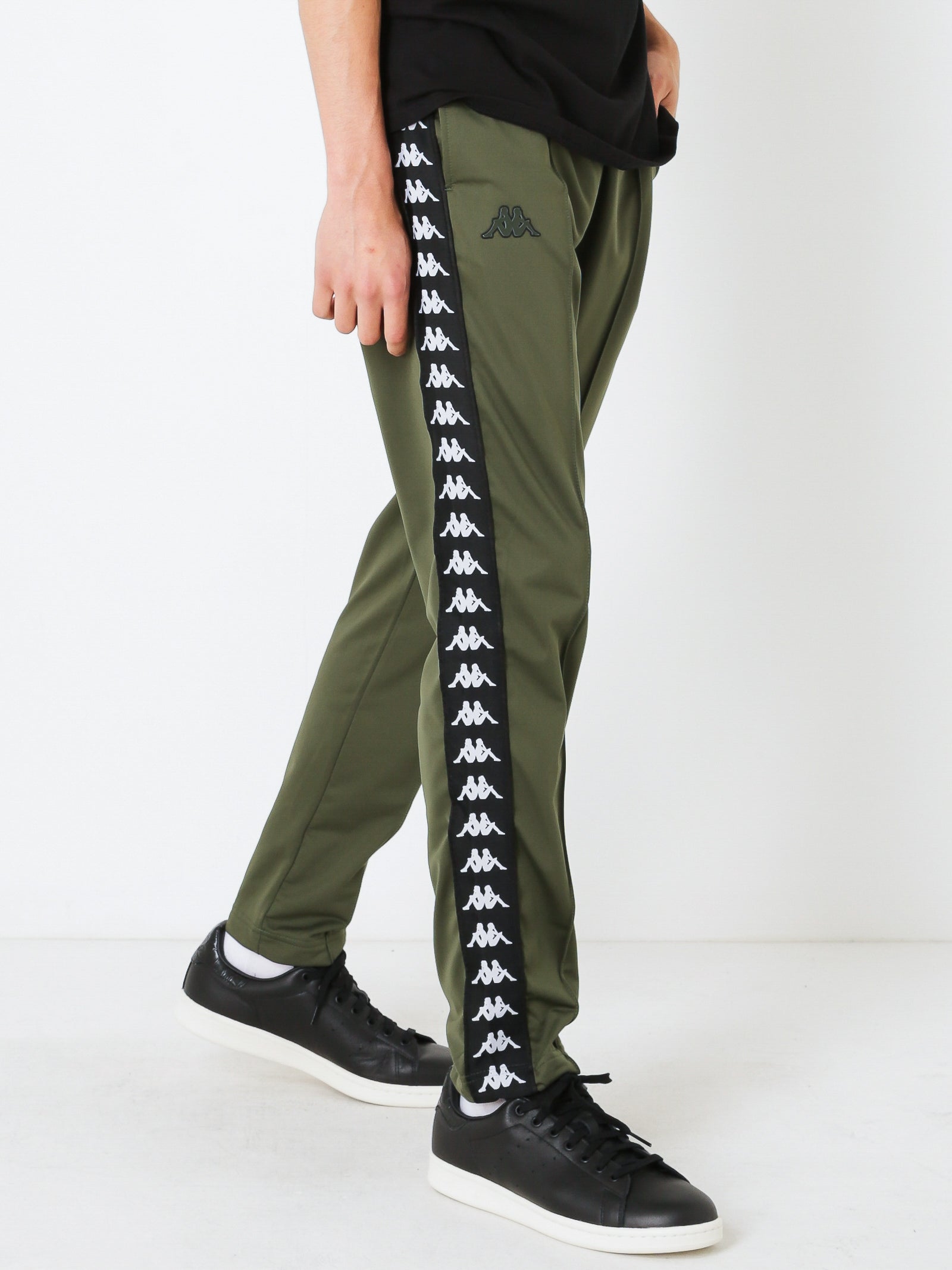 222 Banda Astoria Slim Track Pants in Army