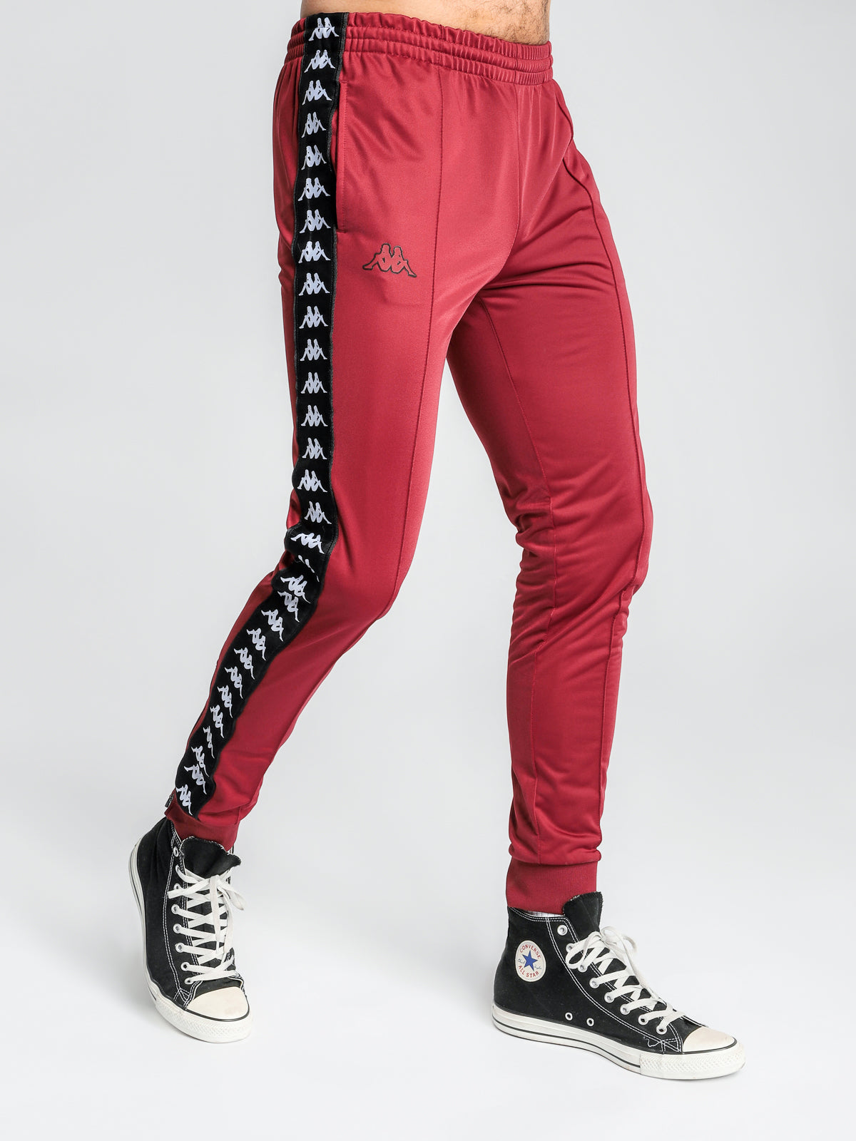 Banda Rastoria Slim Track Pants in Red