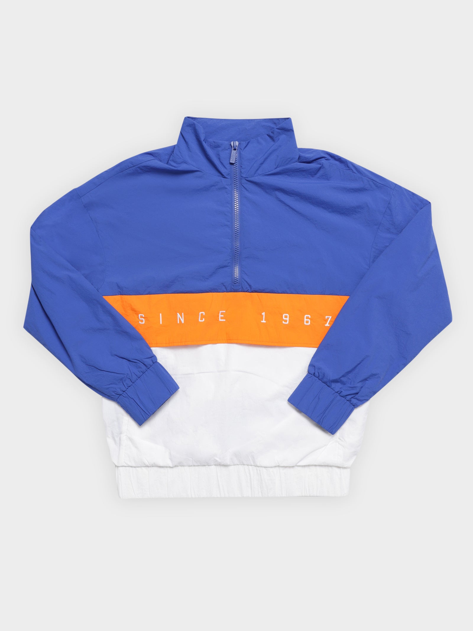 Authentic LA Camarg Jacket in Blue Orange & White