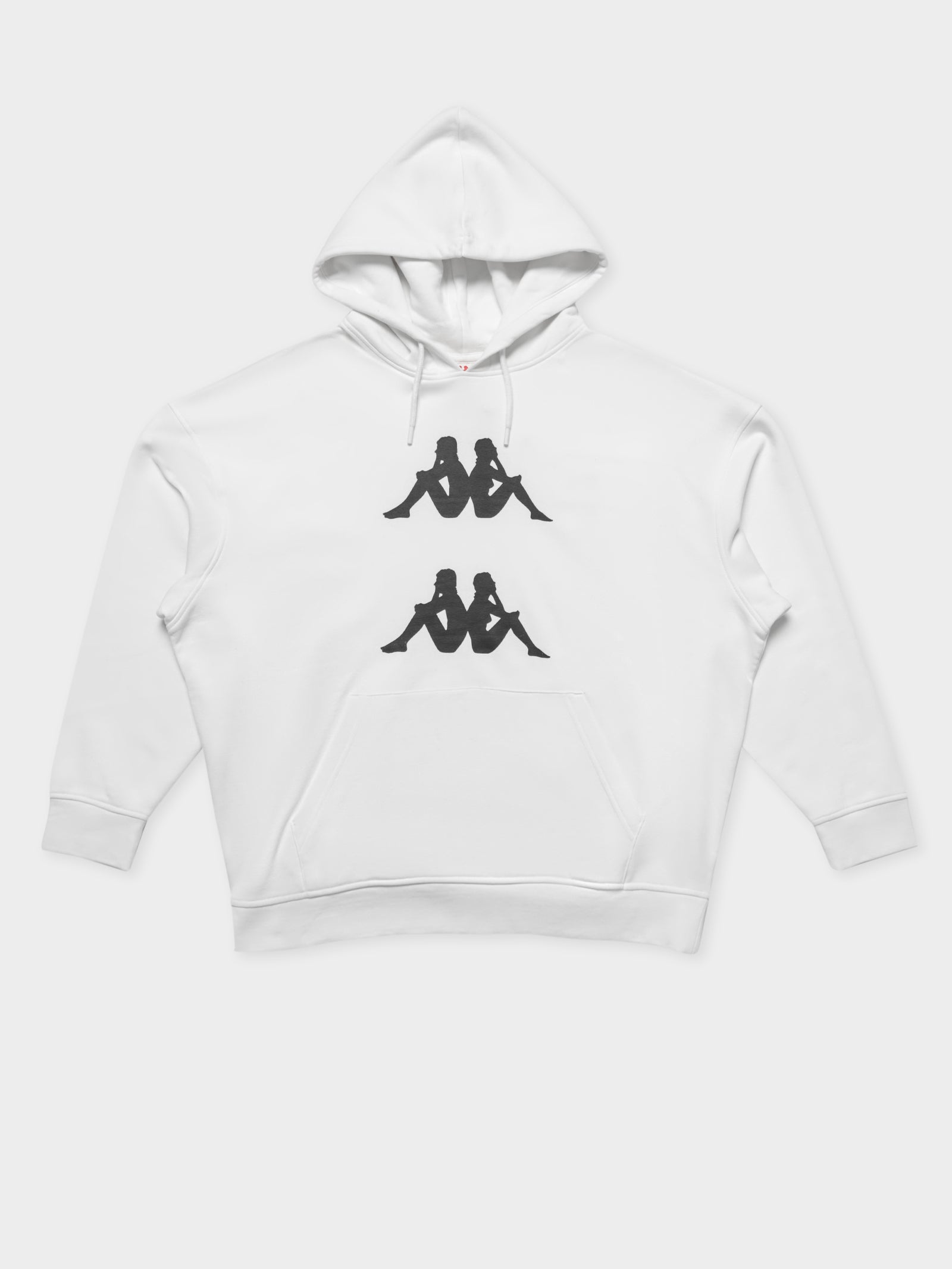 Authentic Daliar Hoodie in White & Black