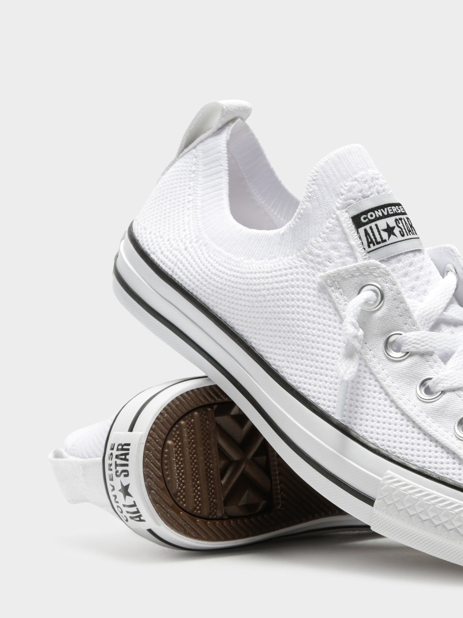 Chuck Taylor All Star Shoreline Knit Slip-On Sneakers in White - Glue Store
