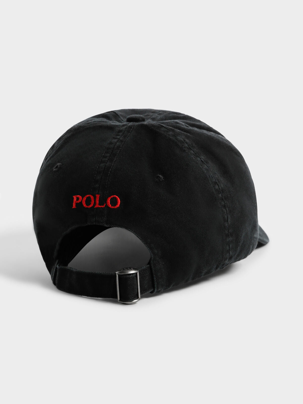 Polo Chino Baseball Cap in Black - Glue Store