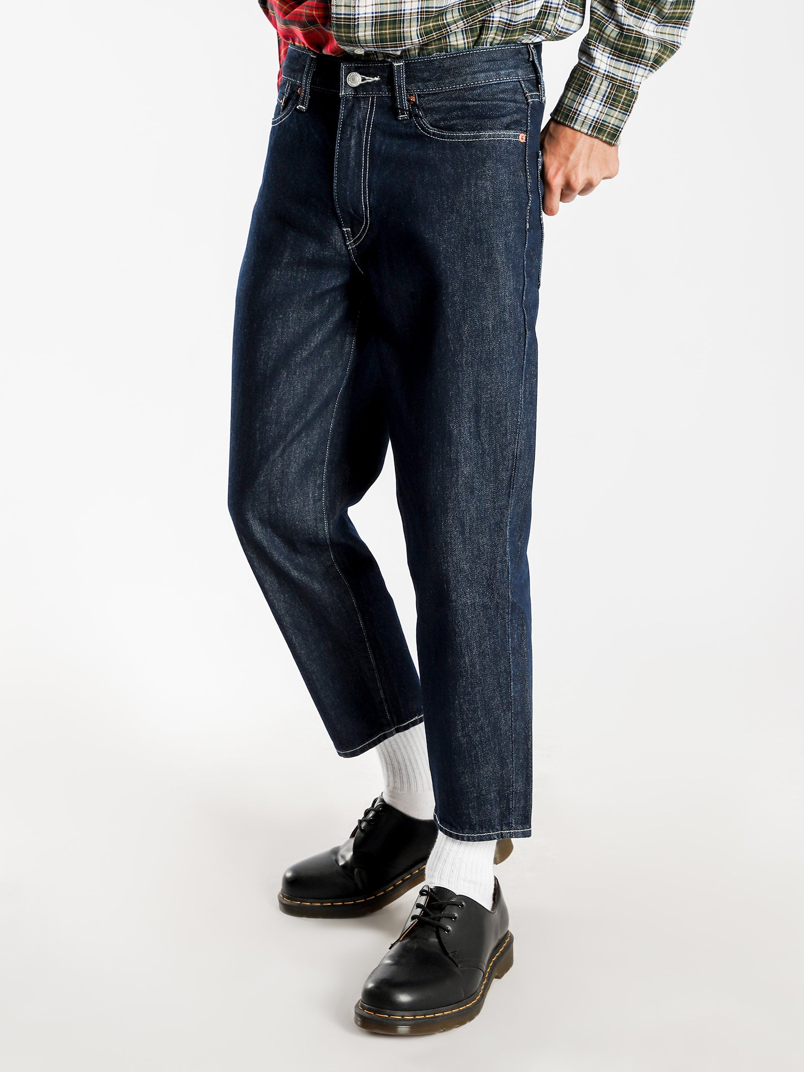 562 Loose Taper Utility Jeans in Work Bench Blue Denim