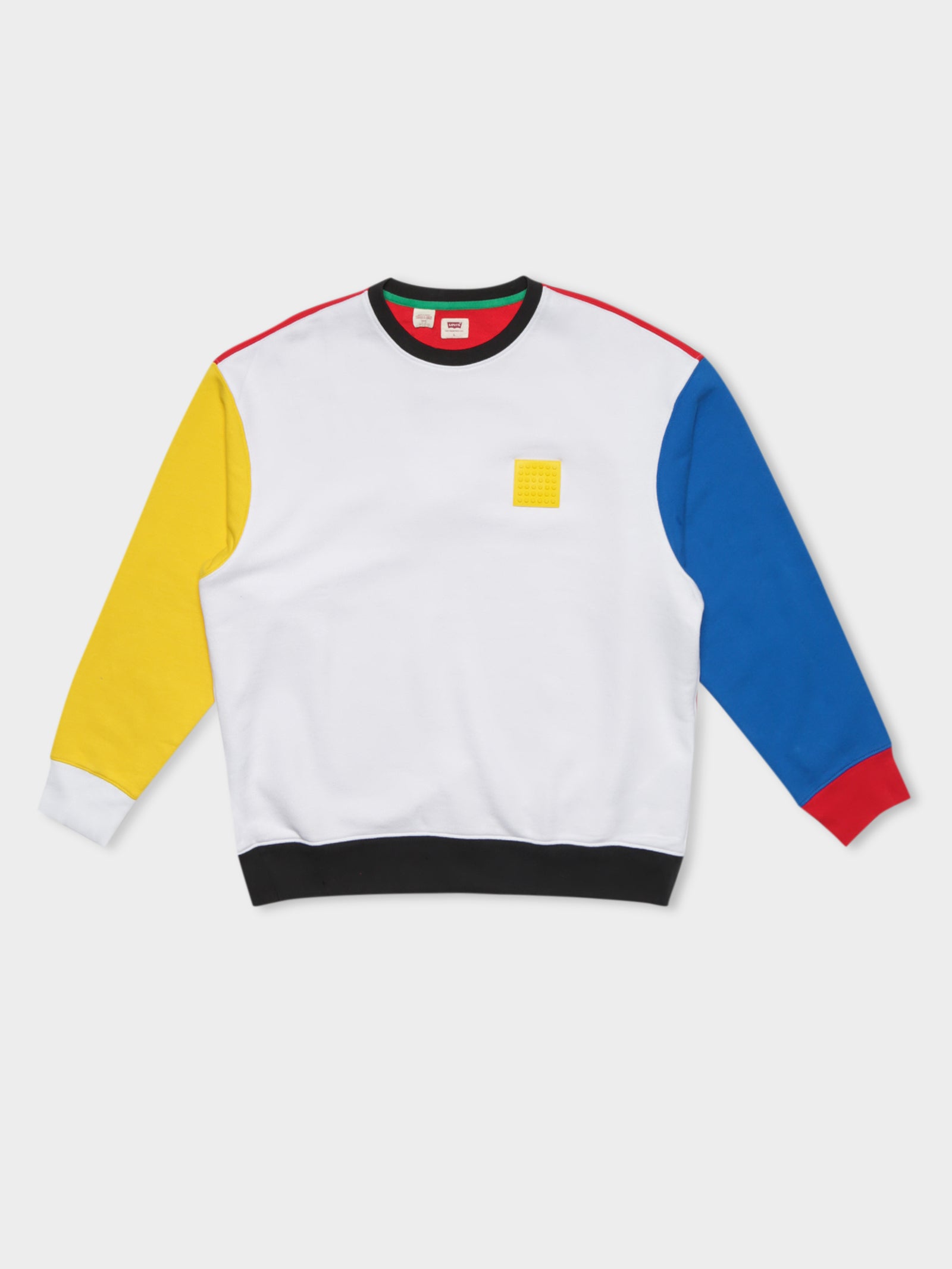 LEGO® Group X Levi's® Relaxed Crewneck Sweatshirt in White - Glue Store