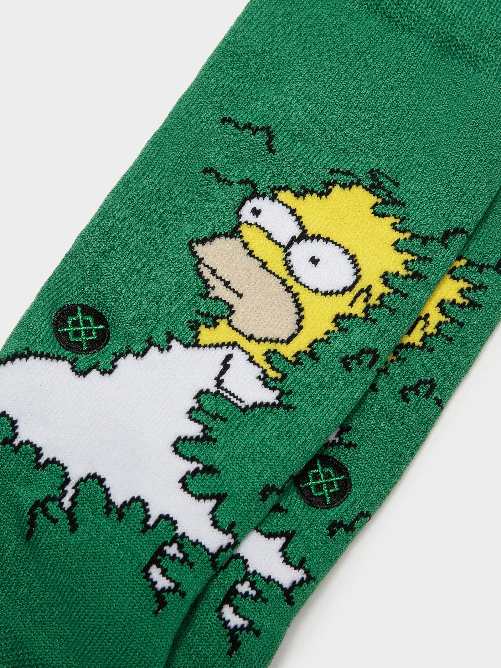 1 Pair of Homer Crew Socks in Green