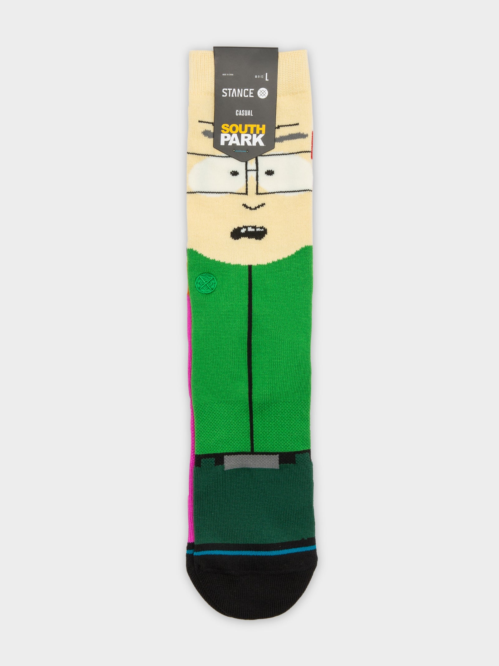 1 Pair of Mr Garrison Crew Socks in Multi