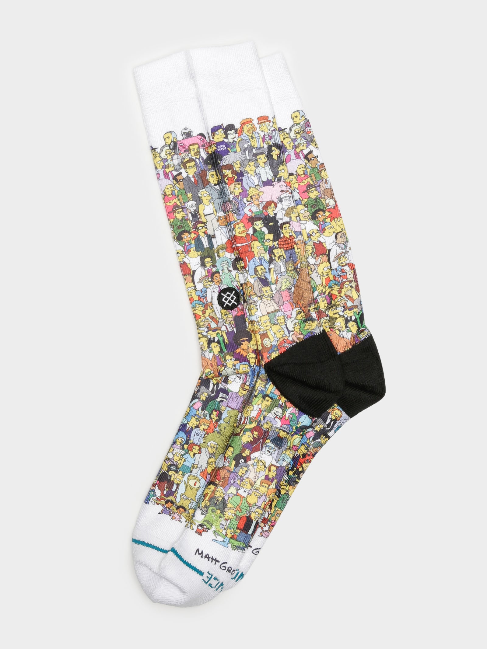 4 Pairs of Simpsons Box Set Socks in Multi