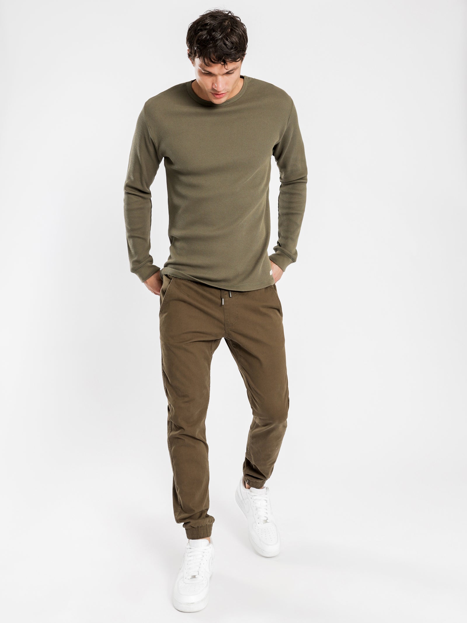 Boden Joggers in Olive Green Glue Store