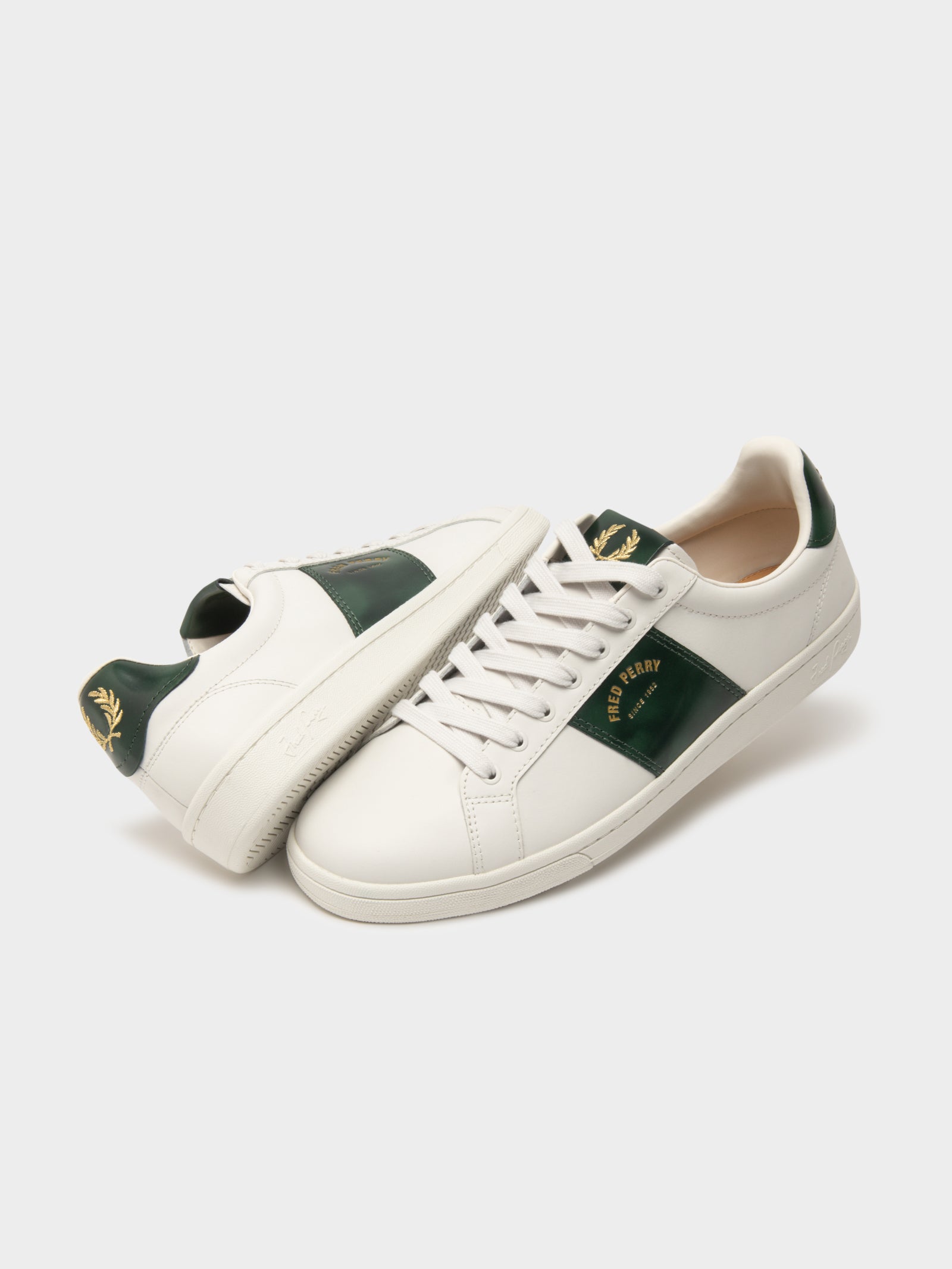 green off white trainers